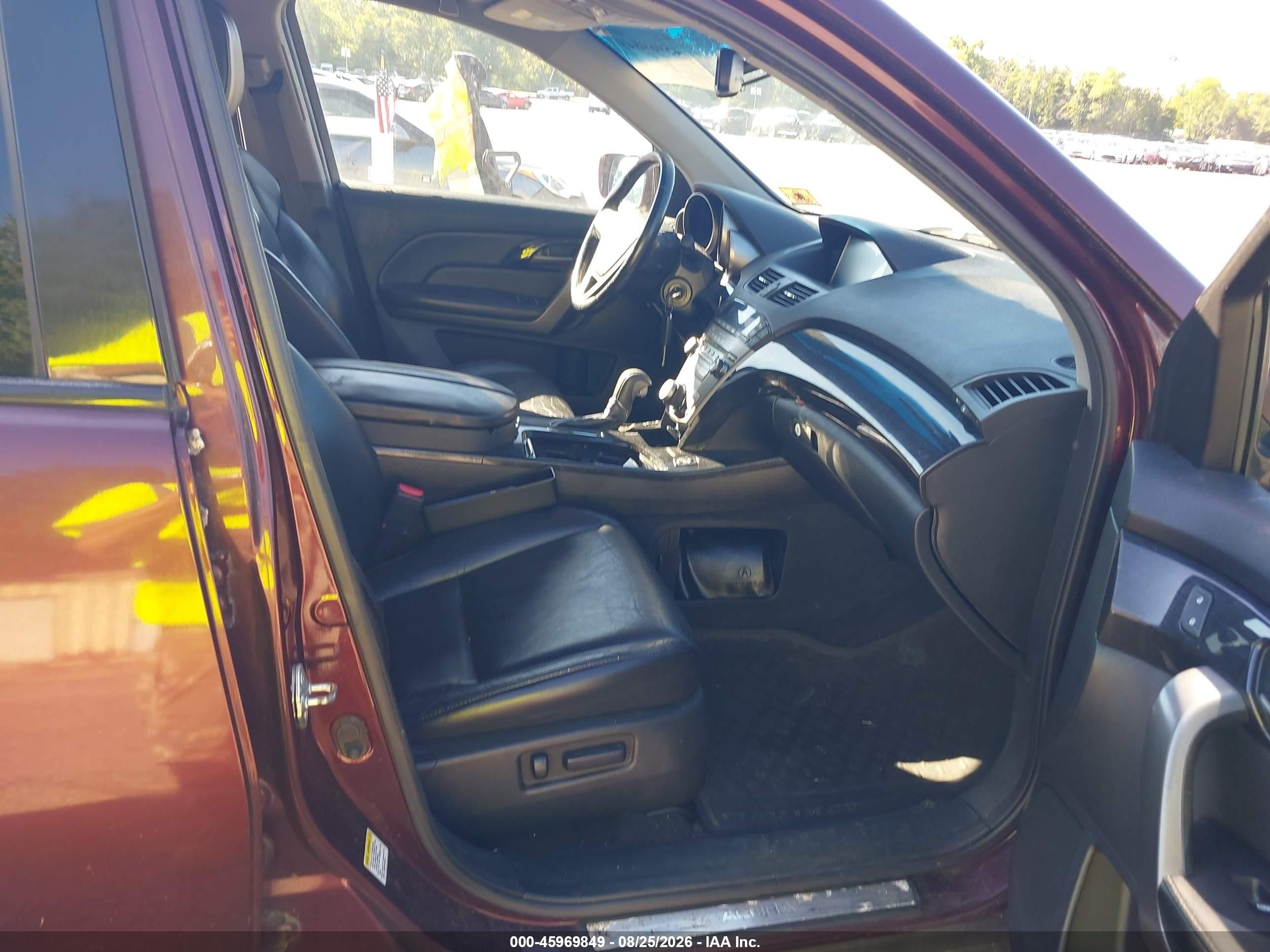 2008 Acura Mdx Technology Package Burgundy vin: 2HNYD28608H550005
