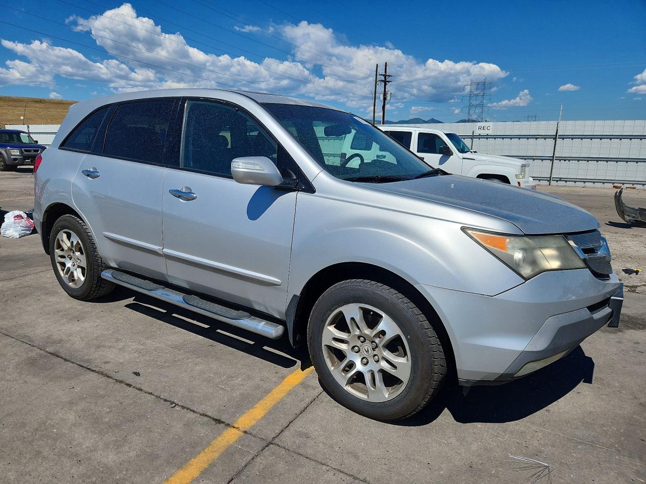 2008 Acura Mdx Technology Silver vin: 2HNYD28608H554474