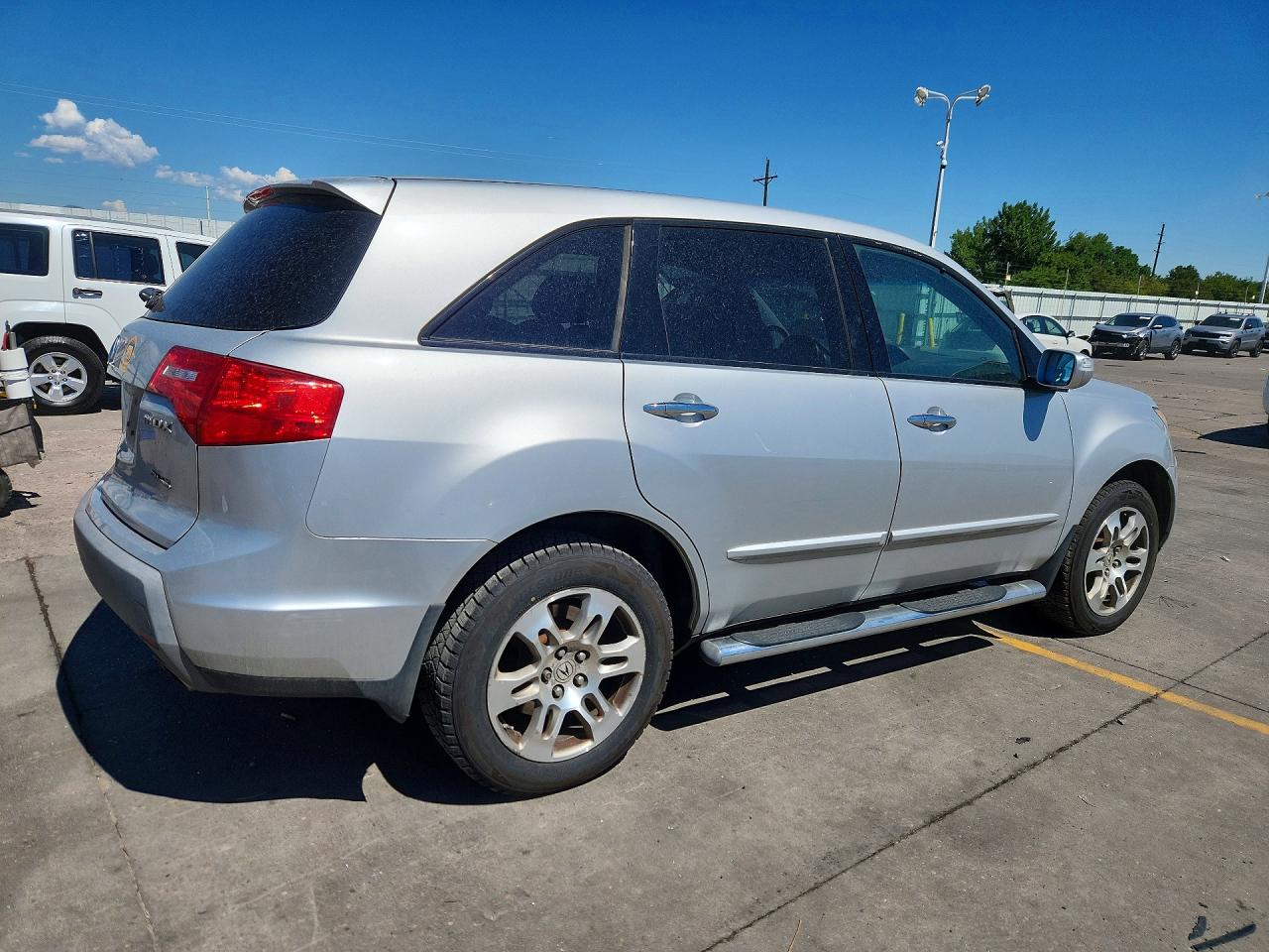 2008 Acura Mdx Technology Silver vin: 2HNYD28608H554474