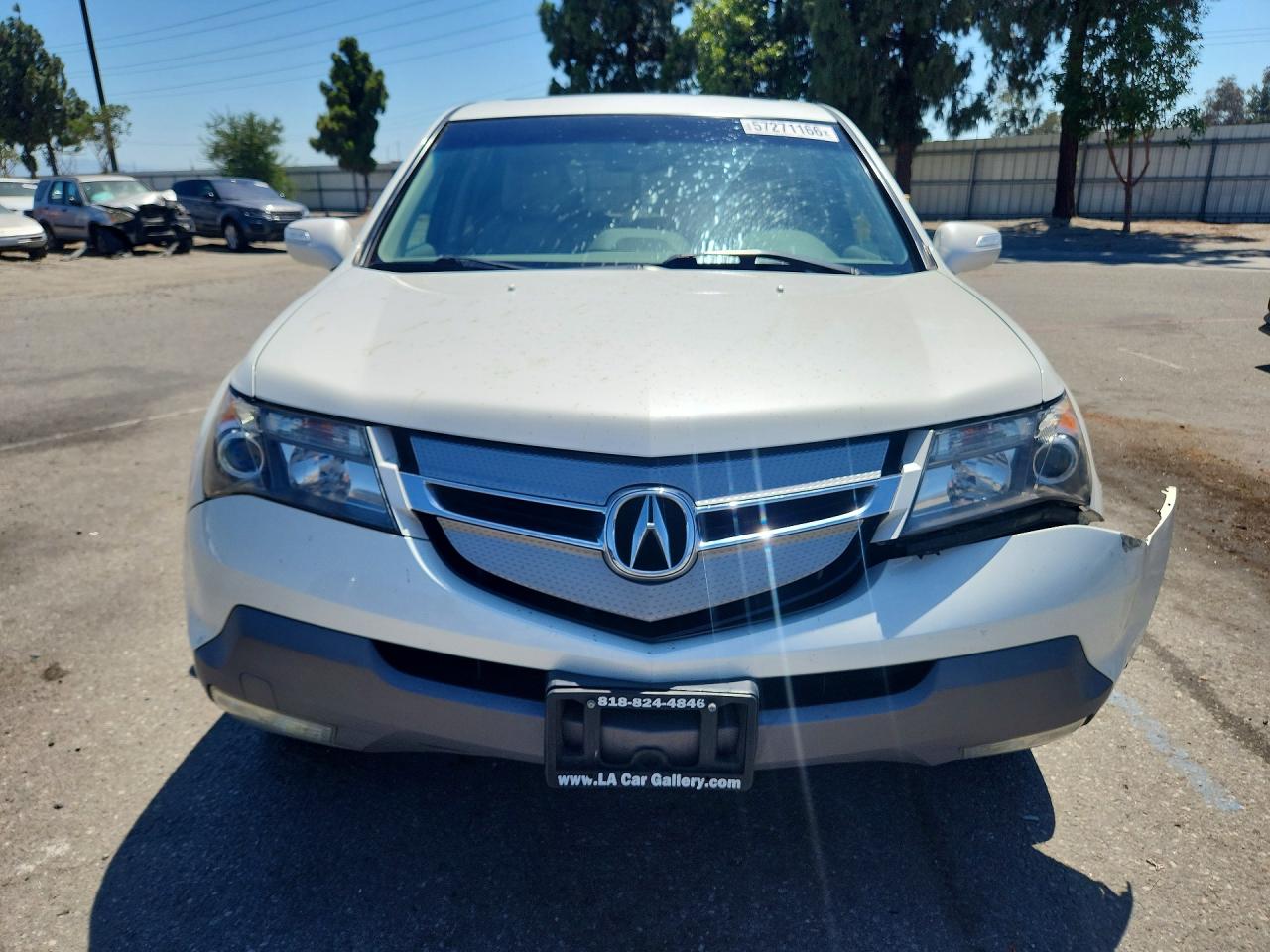 2009 Acura Mdx Technology White vin: 2HNYD28609H506720