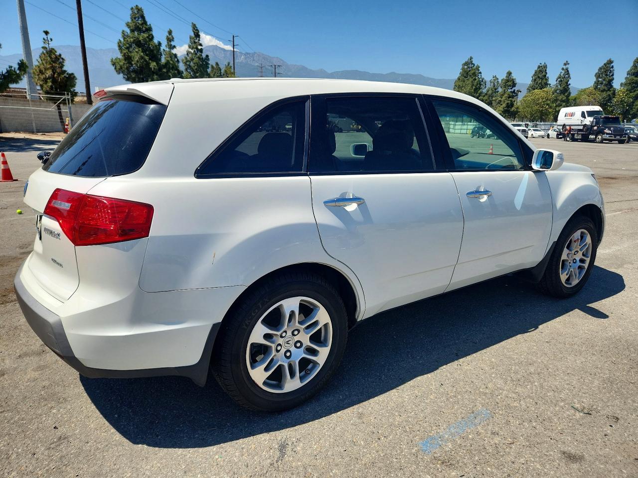 2009 Acura Mdx Technology White vin: 2HNYD28609H506720