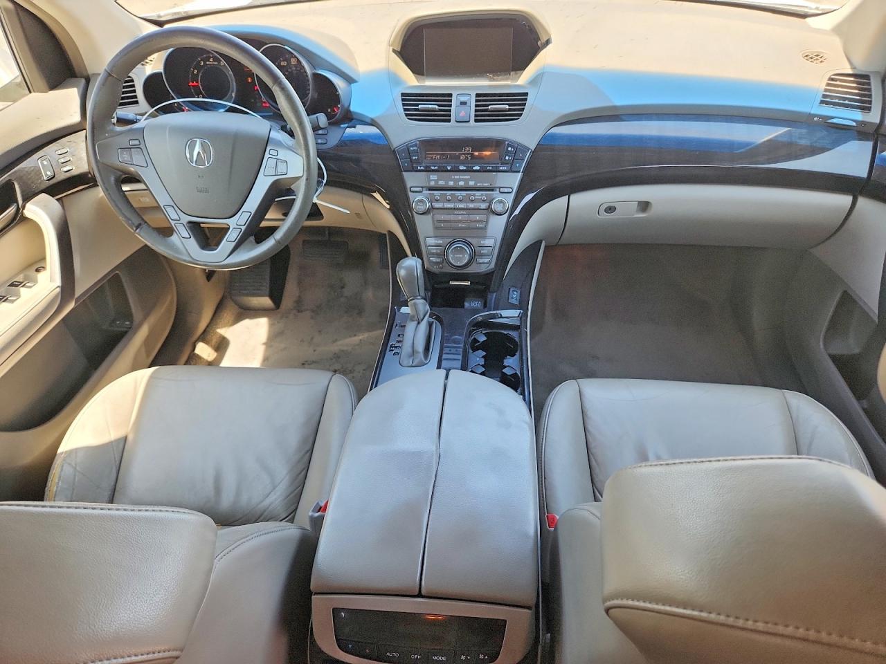 2009 Acura Mdx Technology White vin: 2HNYD28609H506720