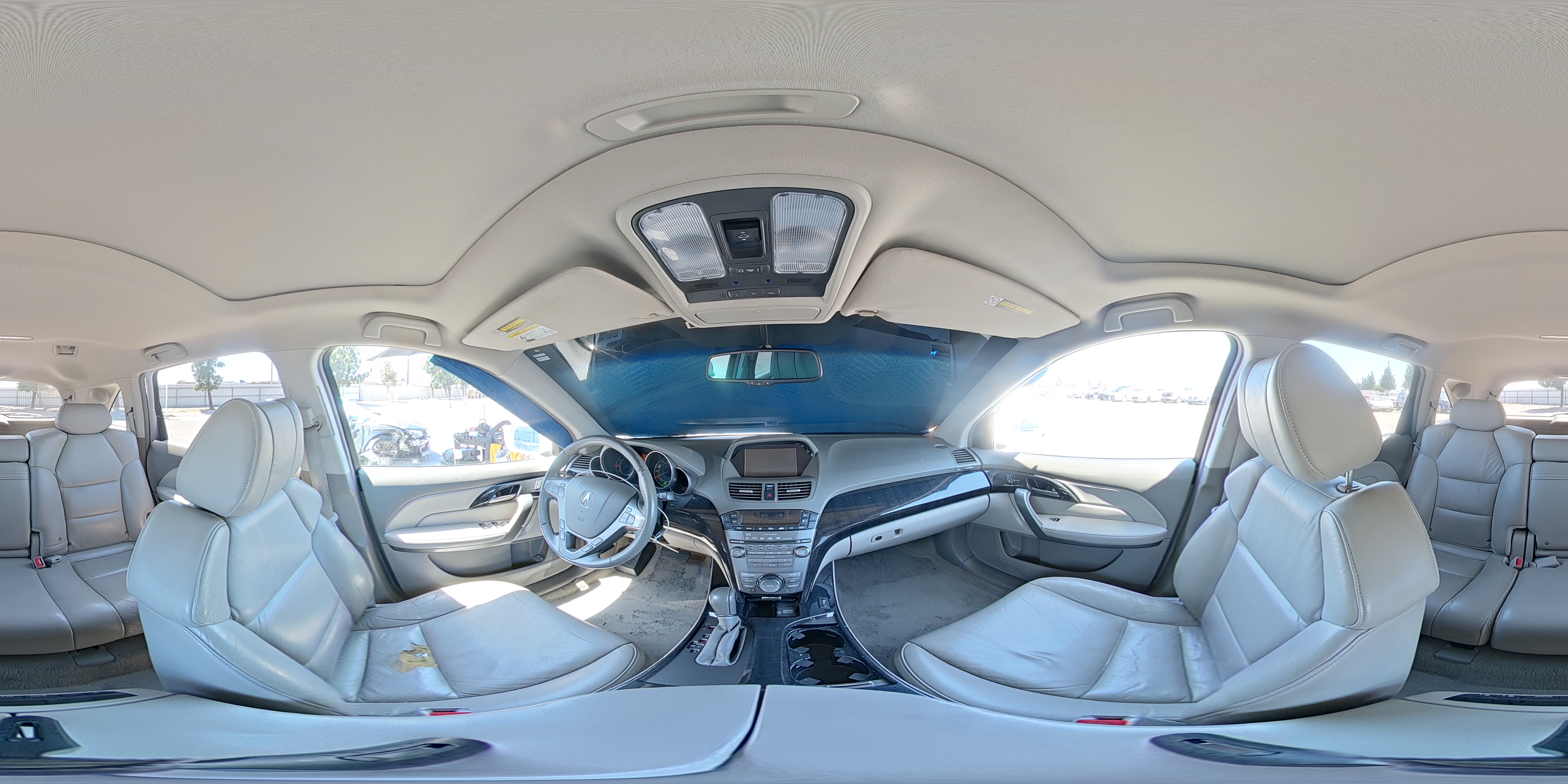 2009 Acura Mdx Technology White vin: 2HNYD28609H506720
