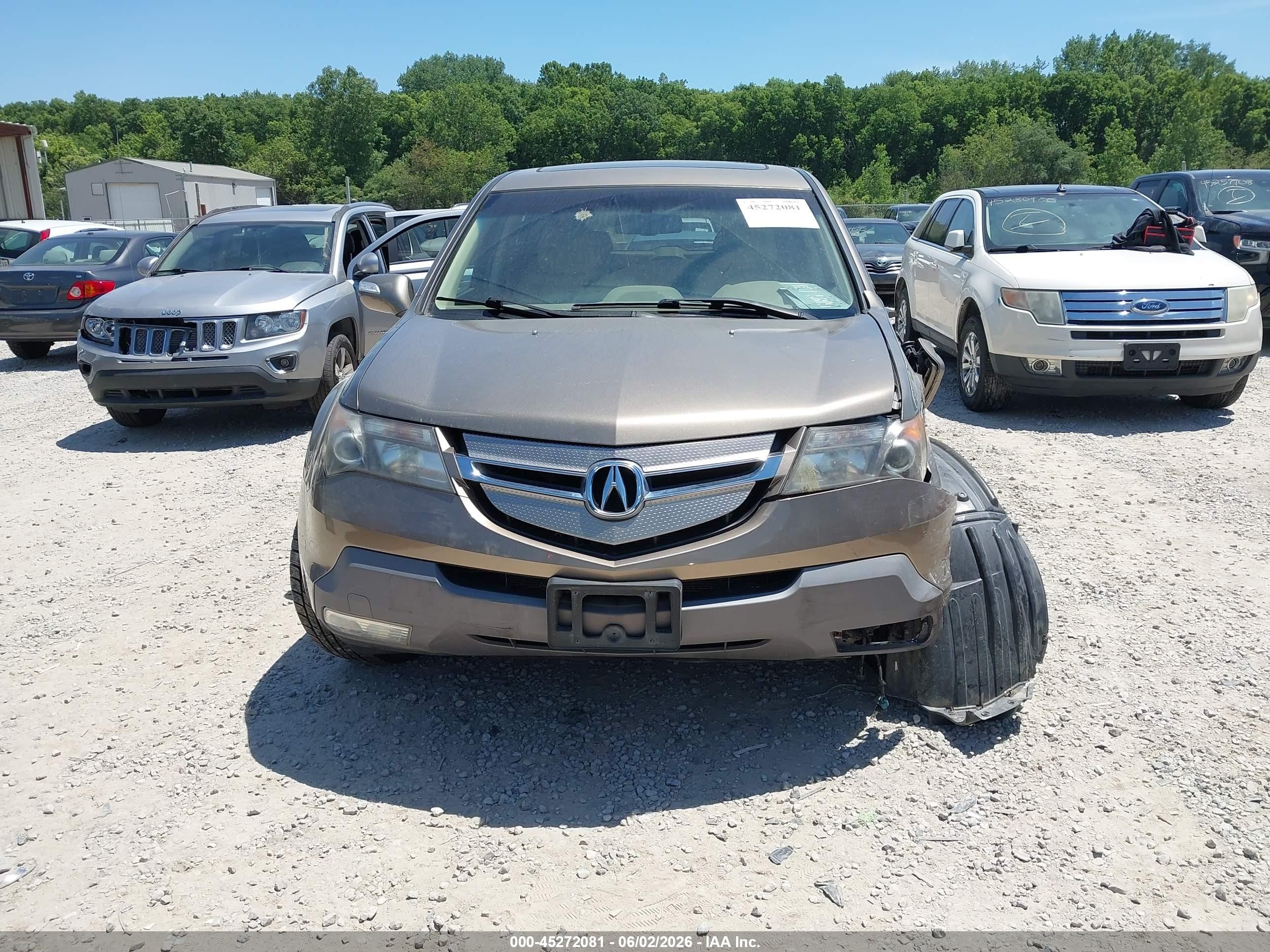 2009 Acura Mdx Technology Package Brown vin: 2HNYD28609H517460