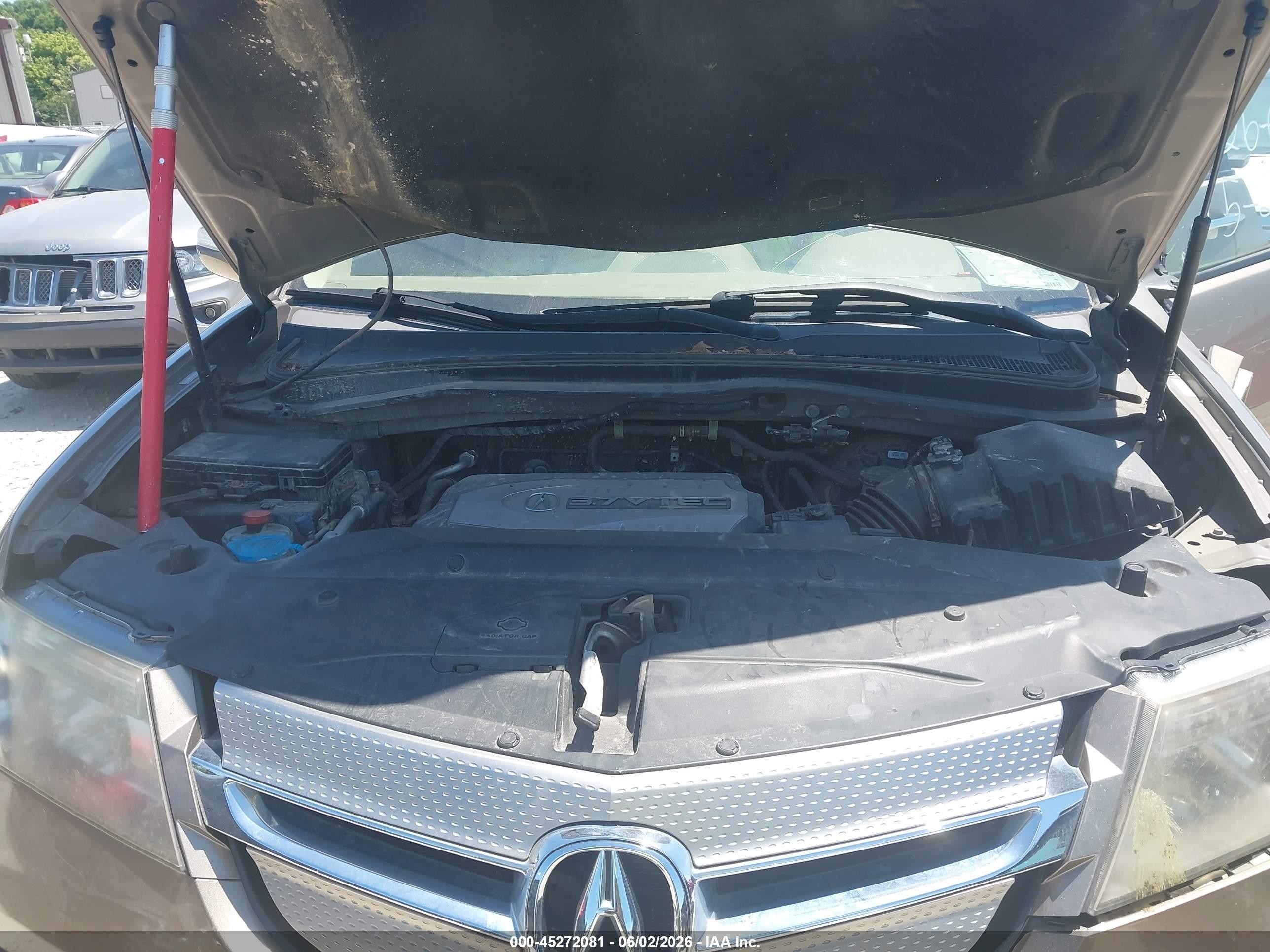 2009 Acura Mdx Technology Package Brown vin: 2HNYD28609H517460