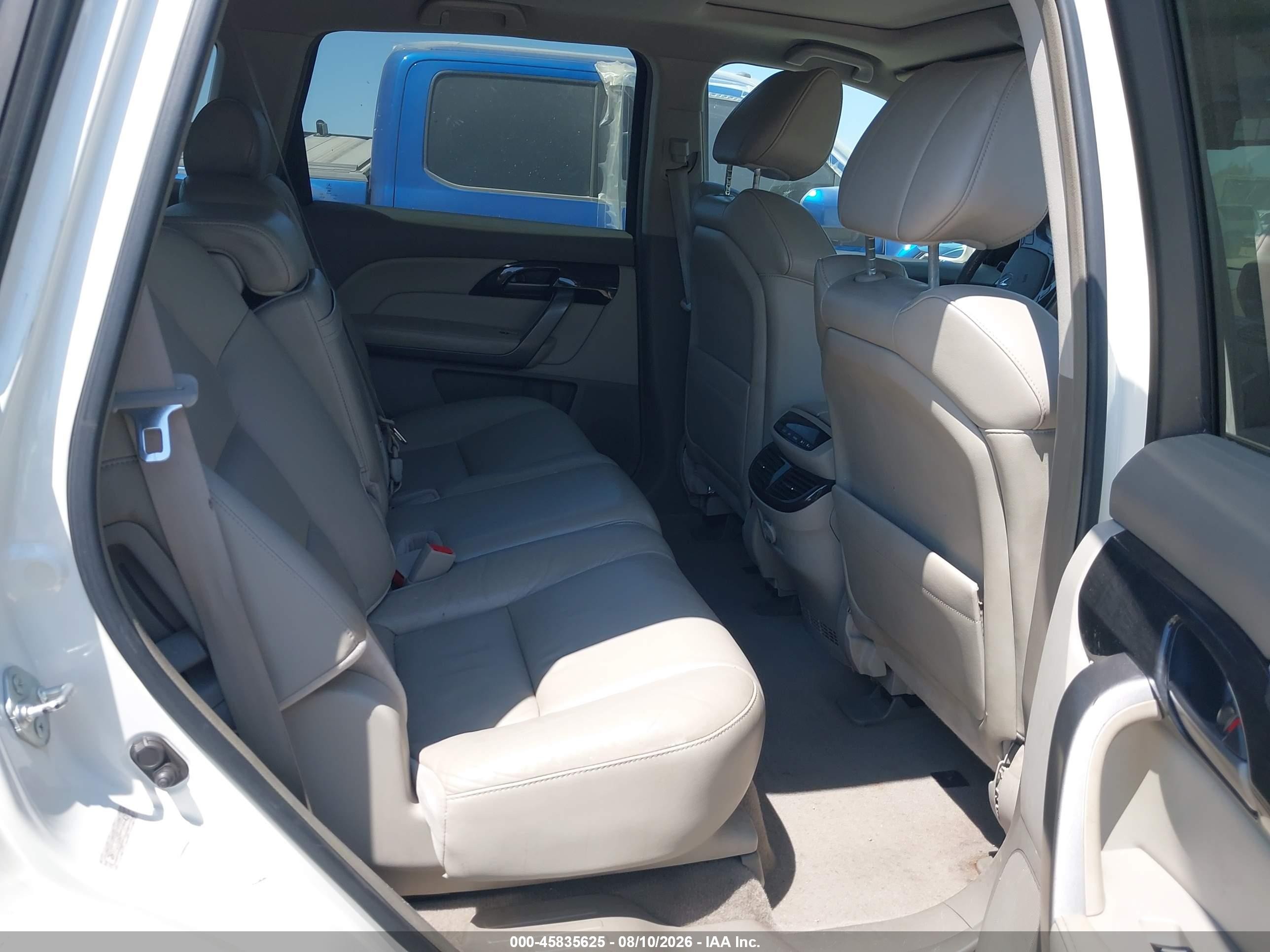 2009 Acura Mdx Technology Package Белый vin: 2HNYD28619H504443