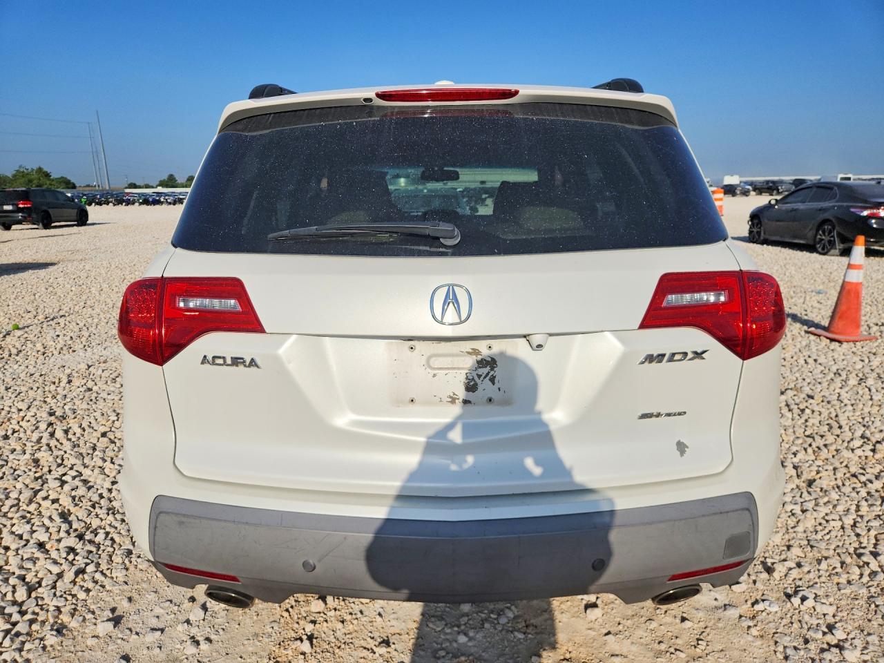 2009 Acura Mdx Technology White vin: 2HNYD28619H512185
