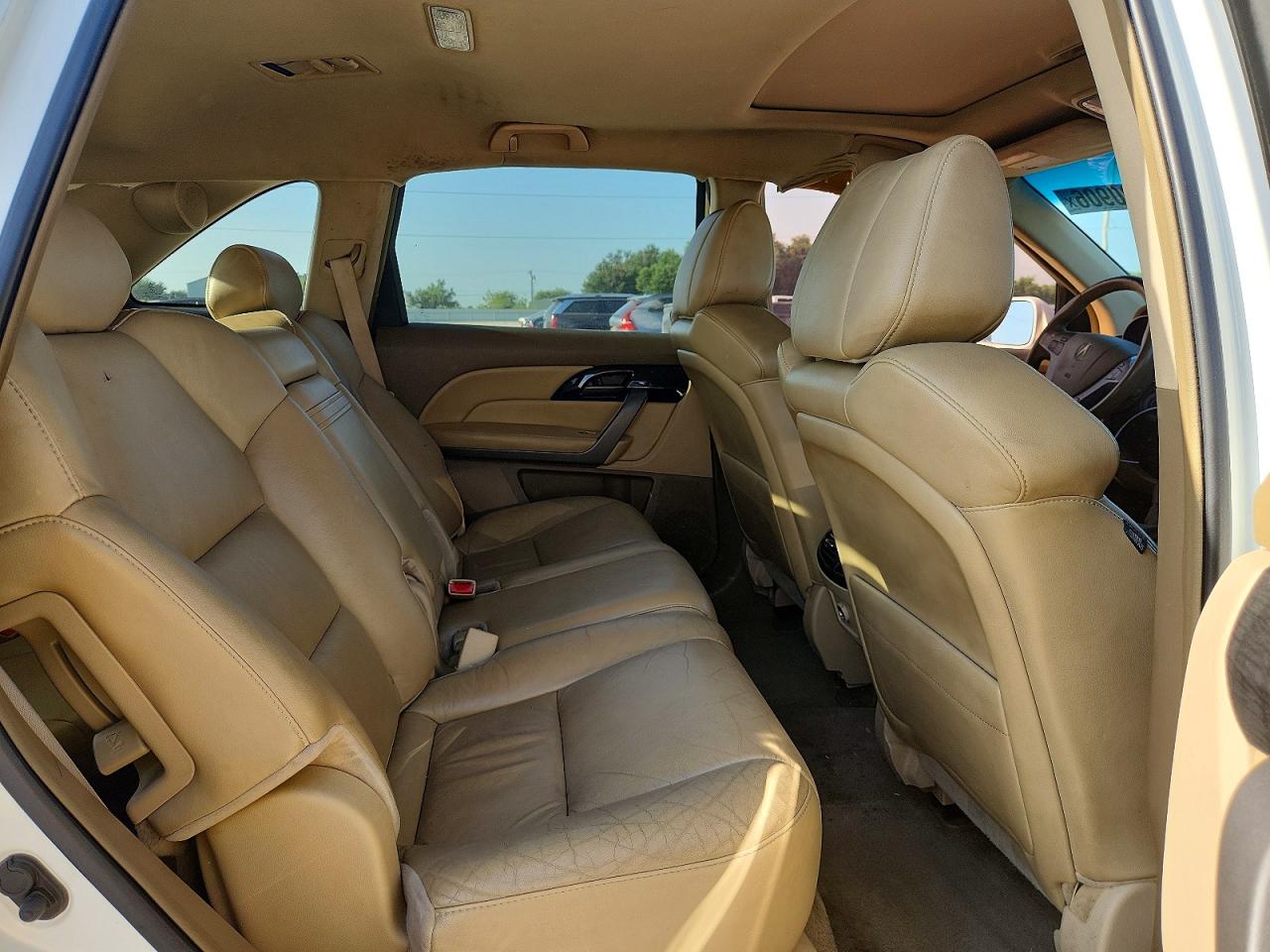 2009 Acura Mdx Technology White vin: 2HNYD28619H512185