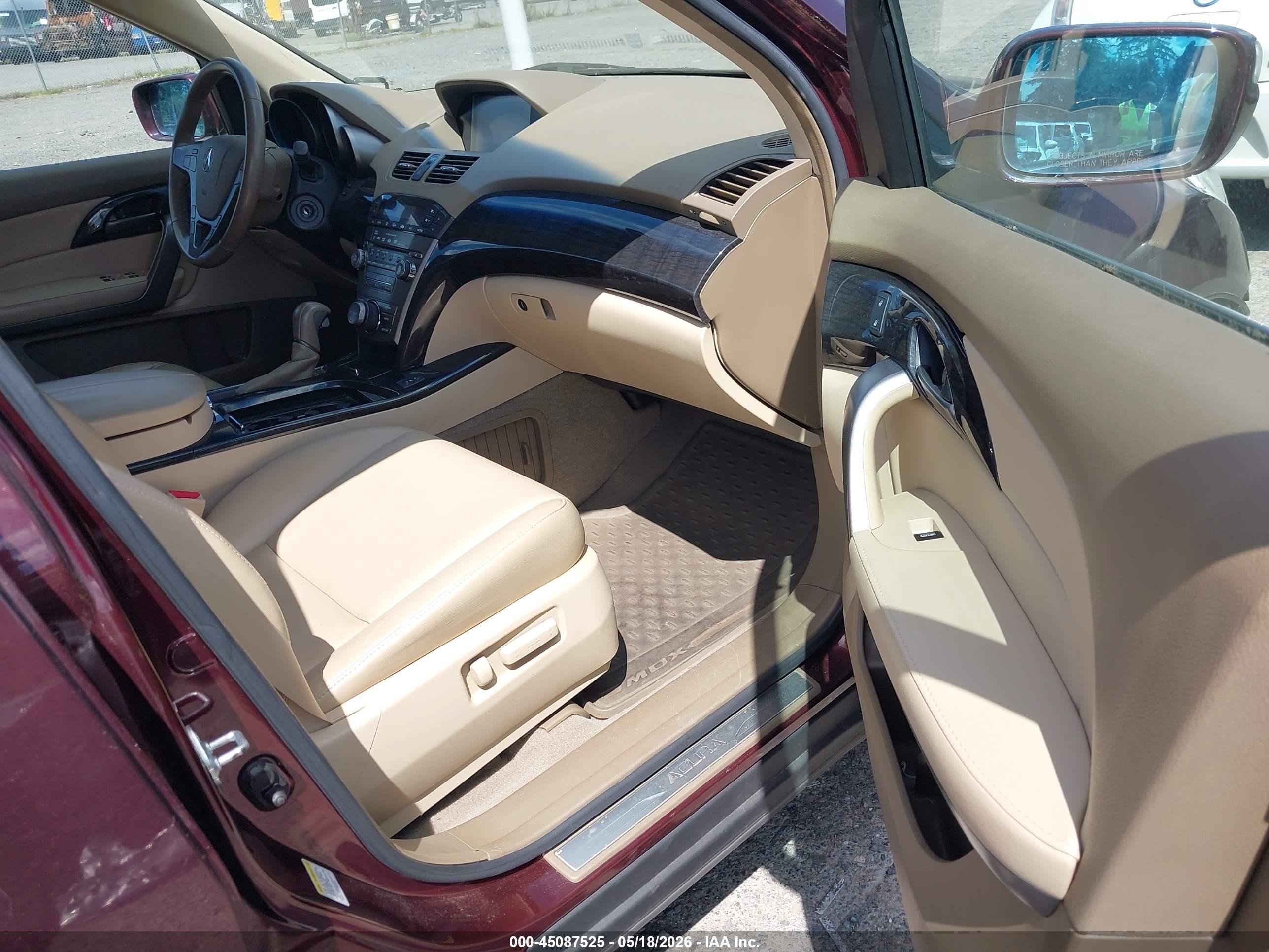 2008 Acura Mdx Technology Package Burgundy vin: 2HNYD28628H545954