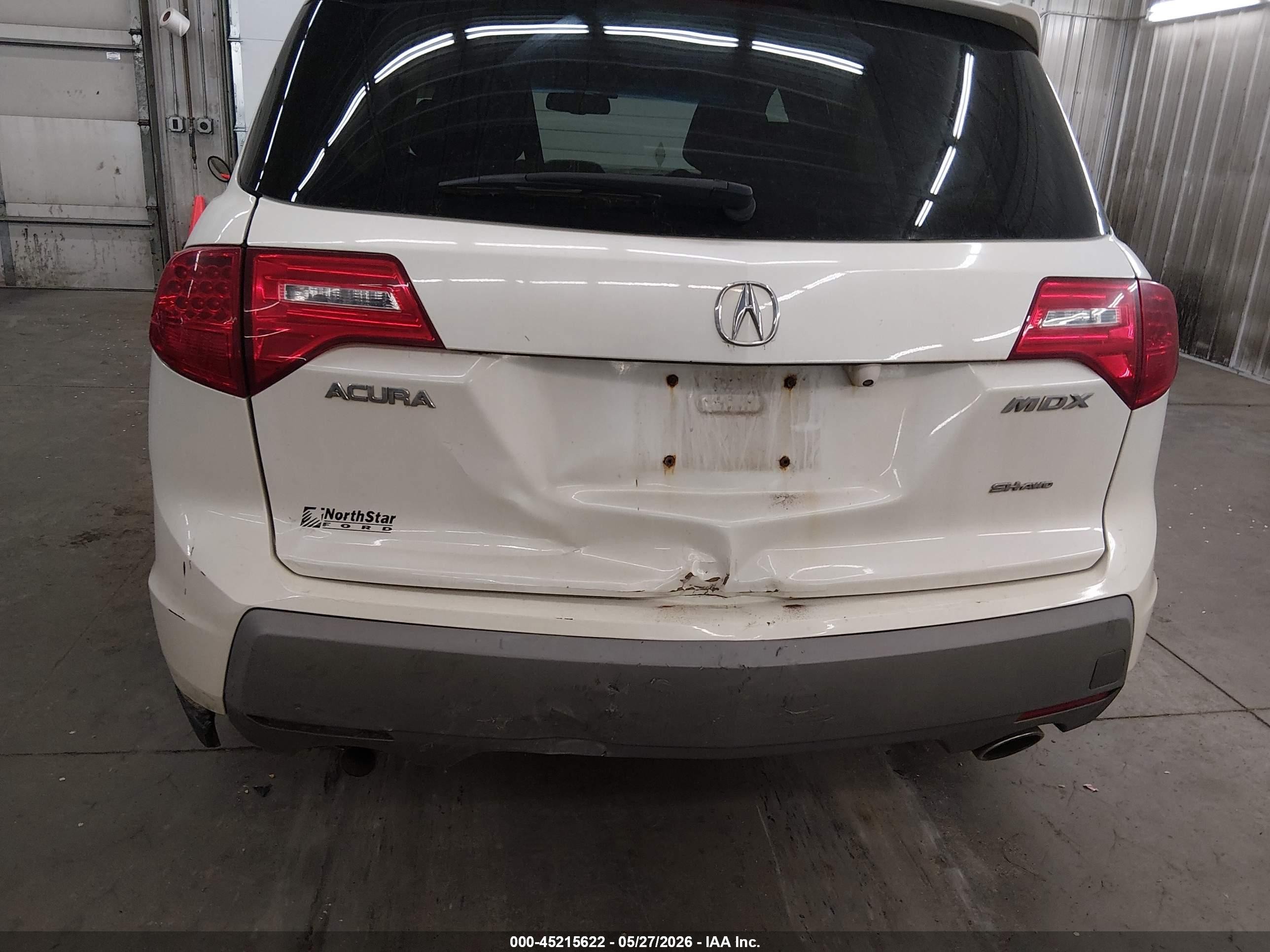 2009 Acura Mdx Technology Package White vin: 2HNYD28629H502278