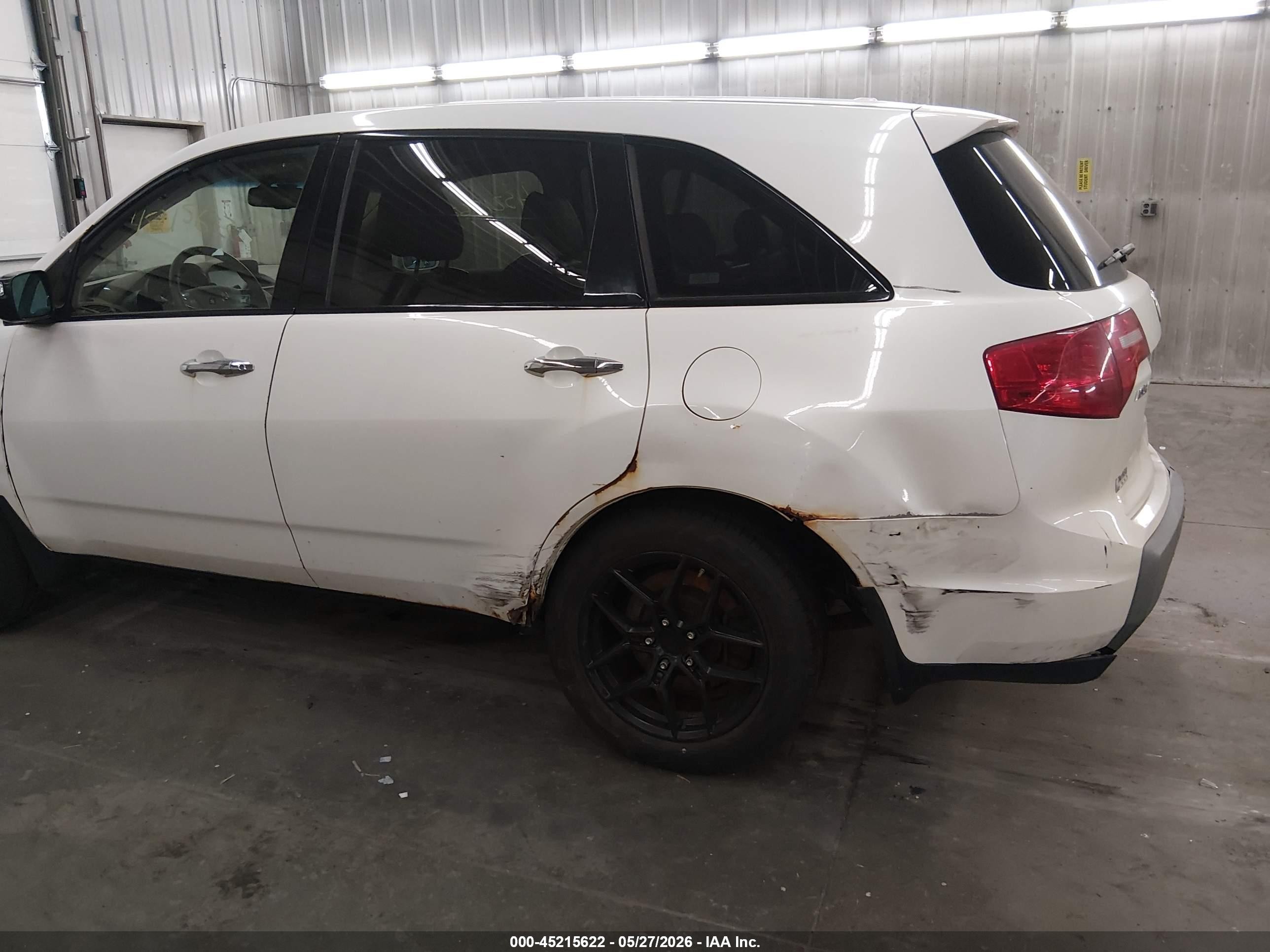 2009 Acura Mdx Technology Package White vin: 2HNYD28629H502278
