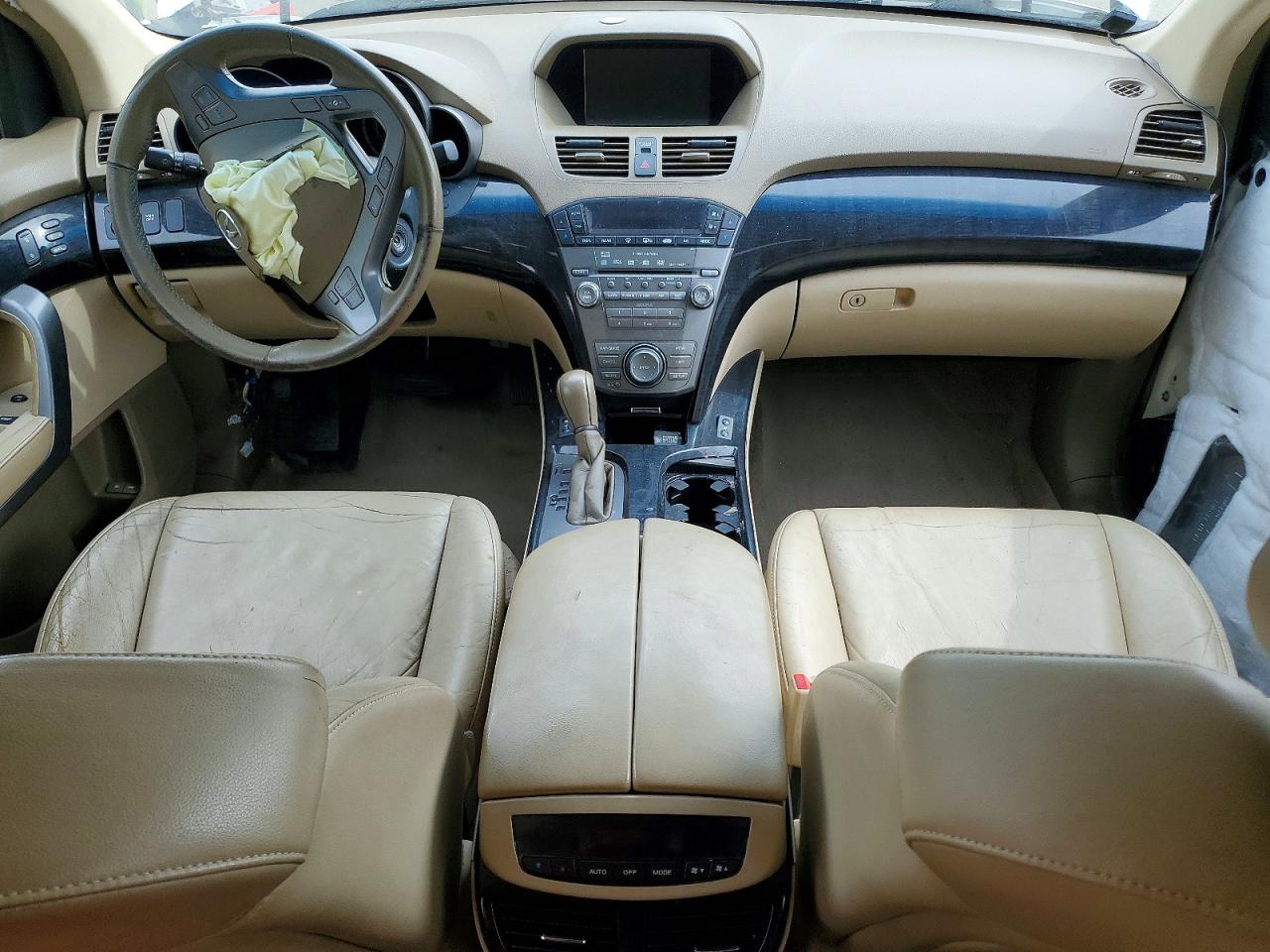 2009 Acura Mdx Technology White vin: 2HNYD28629H505486