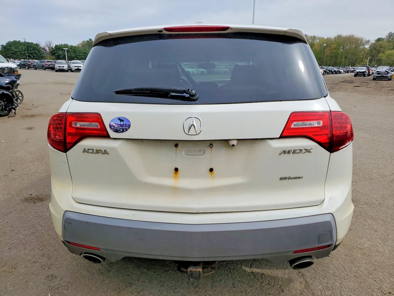 2009 Acura Mdx Technology White vin: 2HNYD28629H505486