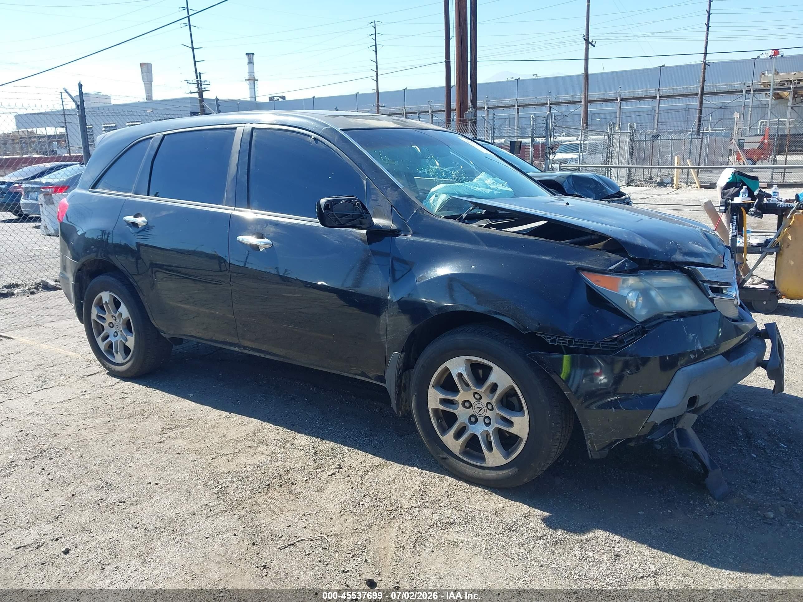 2009 Acura Mdx Technology Package Black vin: 2HNYD28629H520392