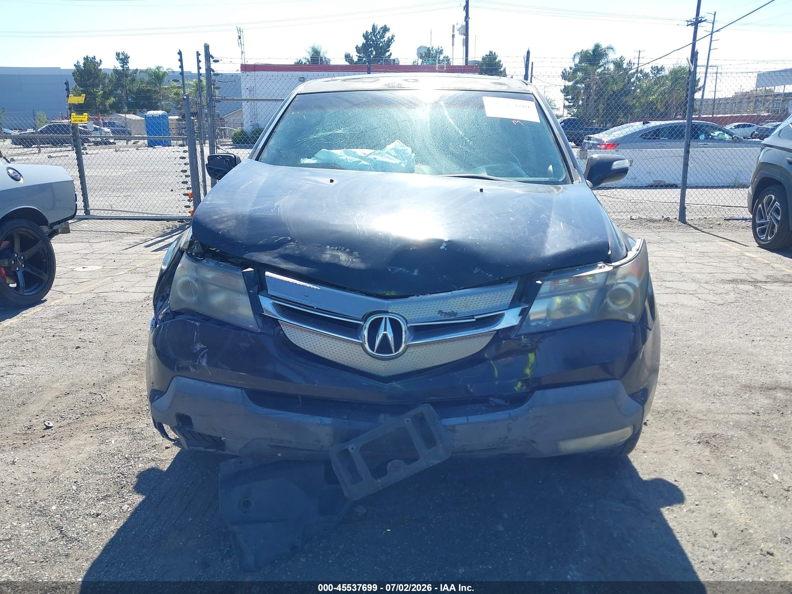 2009 Acura Mdx Technology Package Black vin: 2HNYD28629H520392
