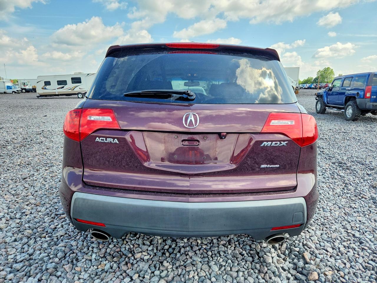 2009 Acura Mdx Maroon vin: 2HNYD28629H521073