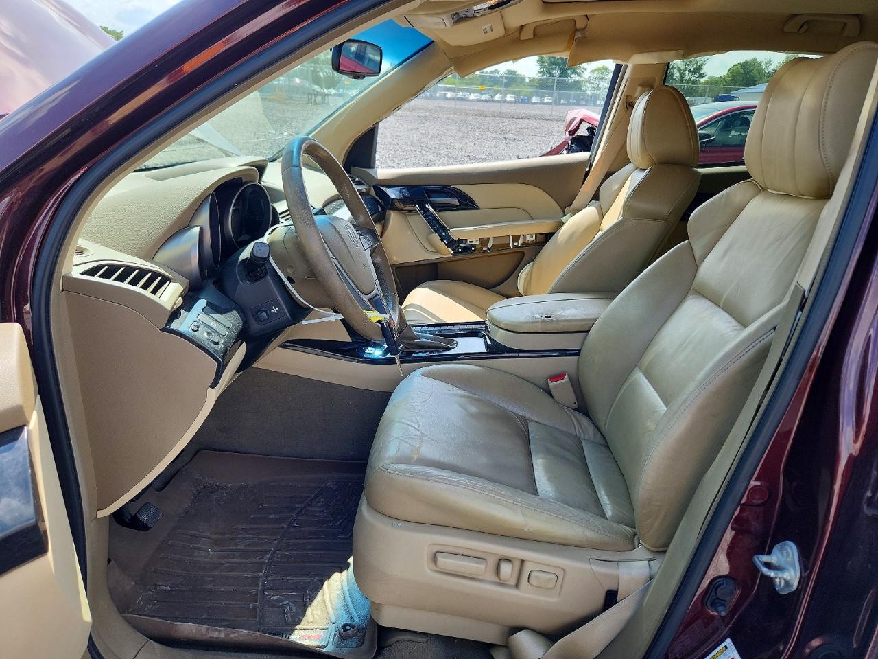 2009 Acura Mdx Maroon vin: 2HNYD28629H521073