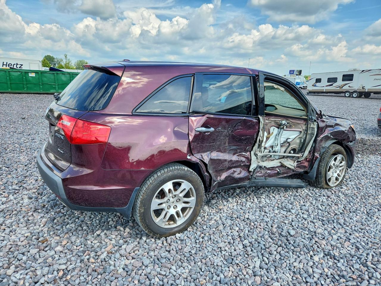 2009 Acura Mdx Maroon vin: 2HNYD28629H521073