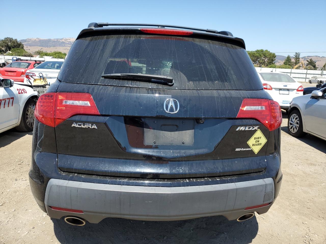 2009 Acura Mdx Technology Black vin: 2HNYD28629H527780