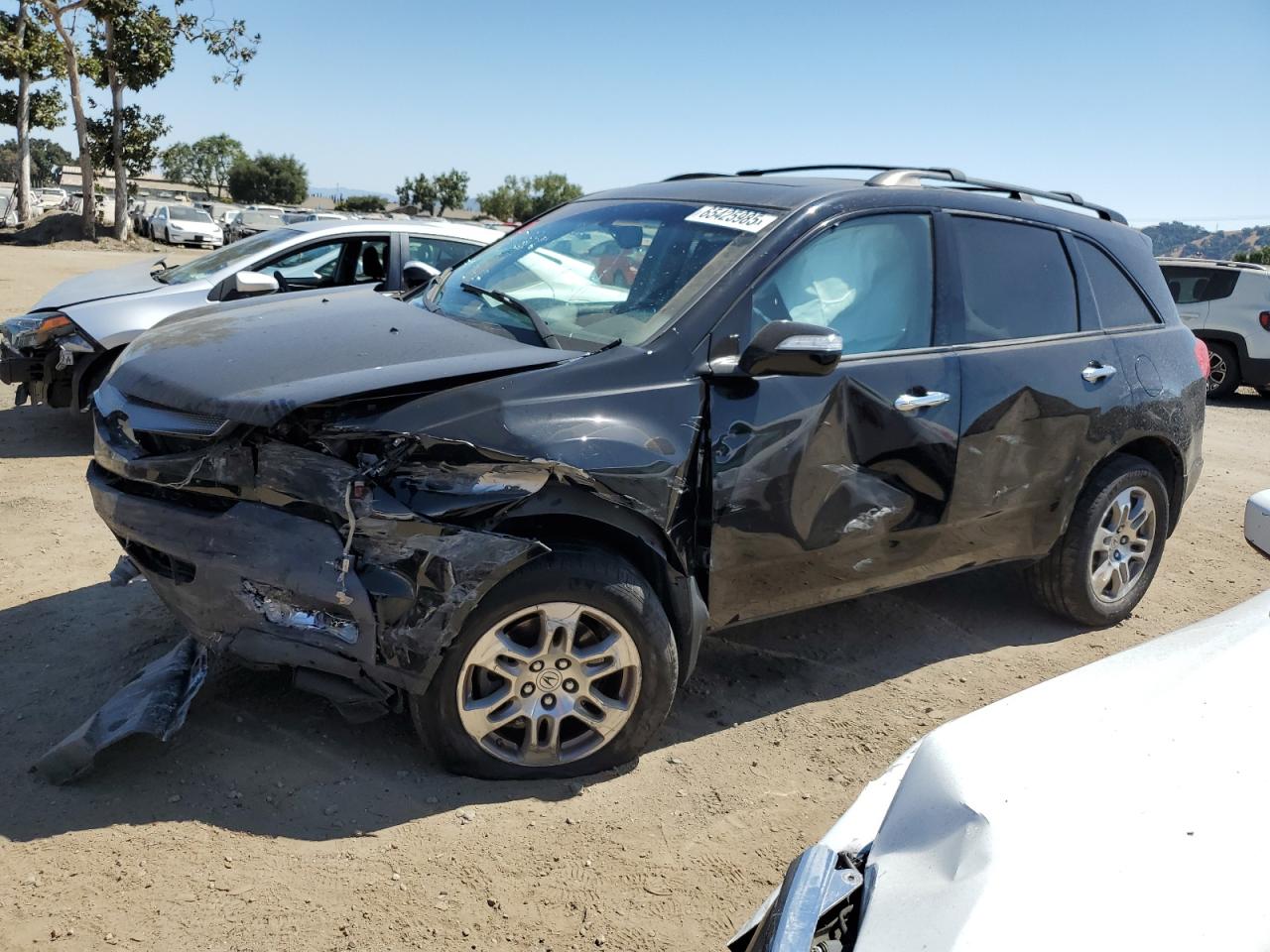 2009 Acura Mdx Technology Black vin: 2HNYD28629H527780