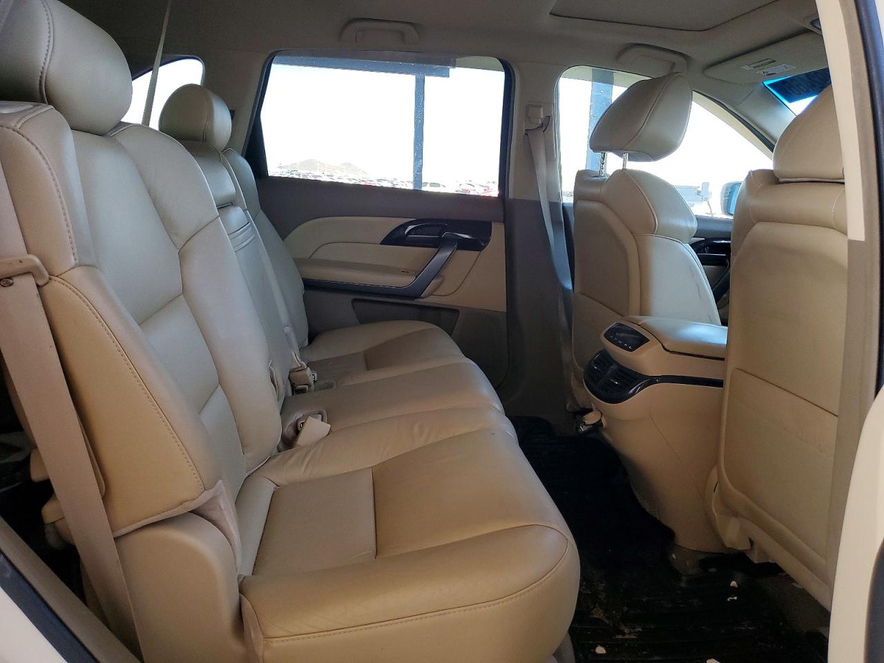 2009 Acura Mdx Technology White vin: 2HNYD28629H527987