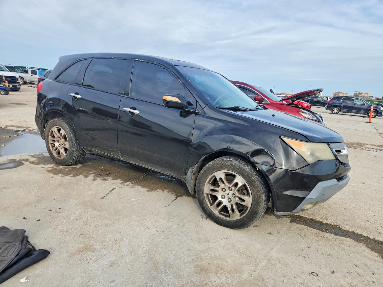 2009 Acura Mdx Technology Black vin: 2HNYD28629H528024