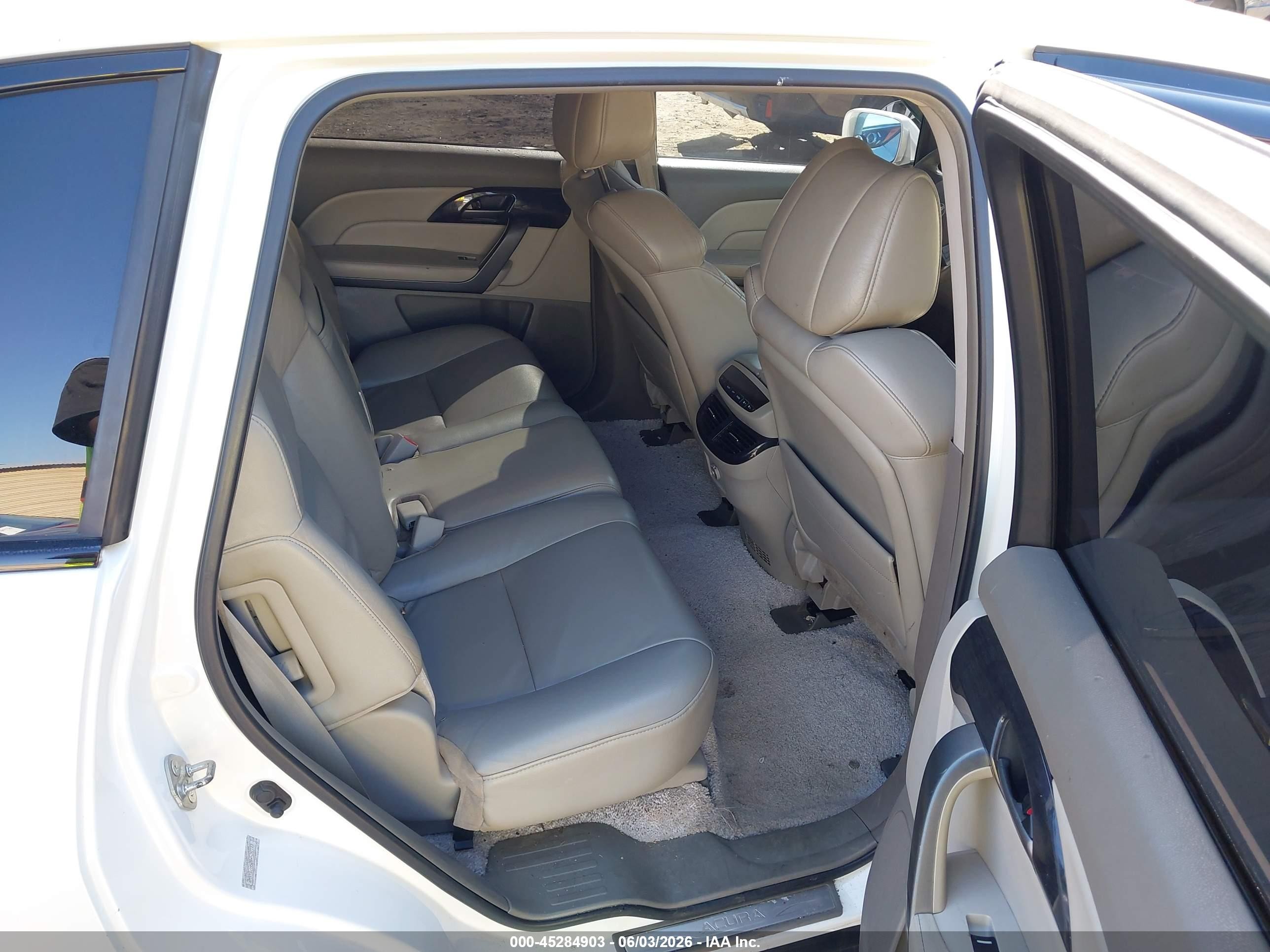2009 Acura Mdx Technology Package White vin: 2HNYD28629H528377