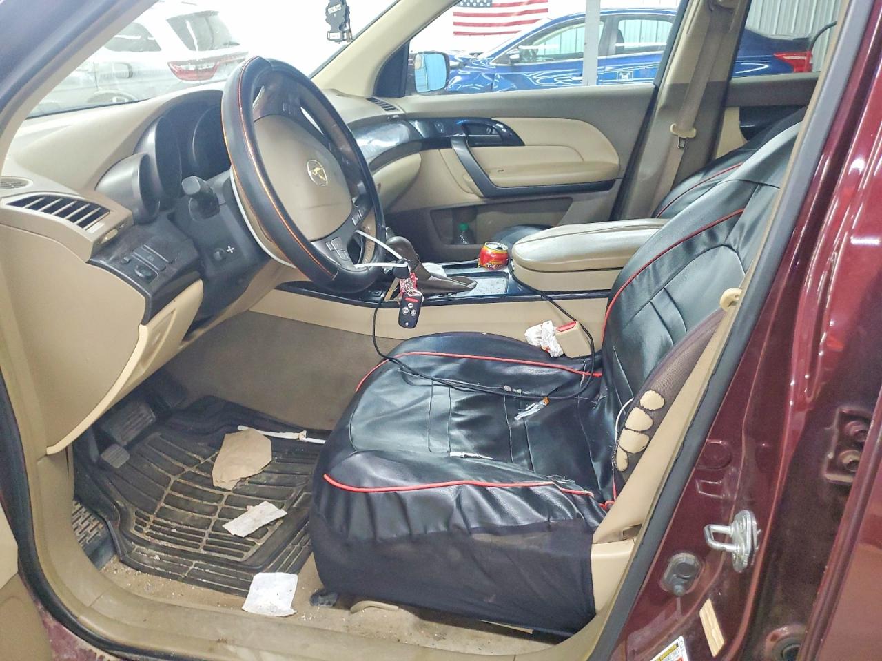 2008 Acura Mdx Technology Красный vin: 2HNYD28638H545915
