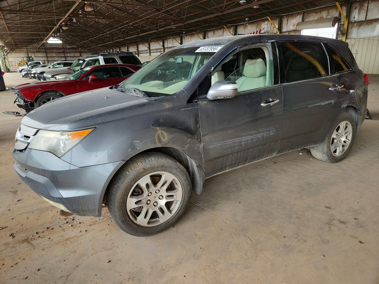 2008 Acura Mdx Technology Gray vin: 2HNYD28638H547065