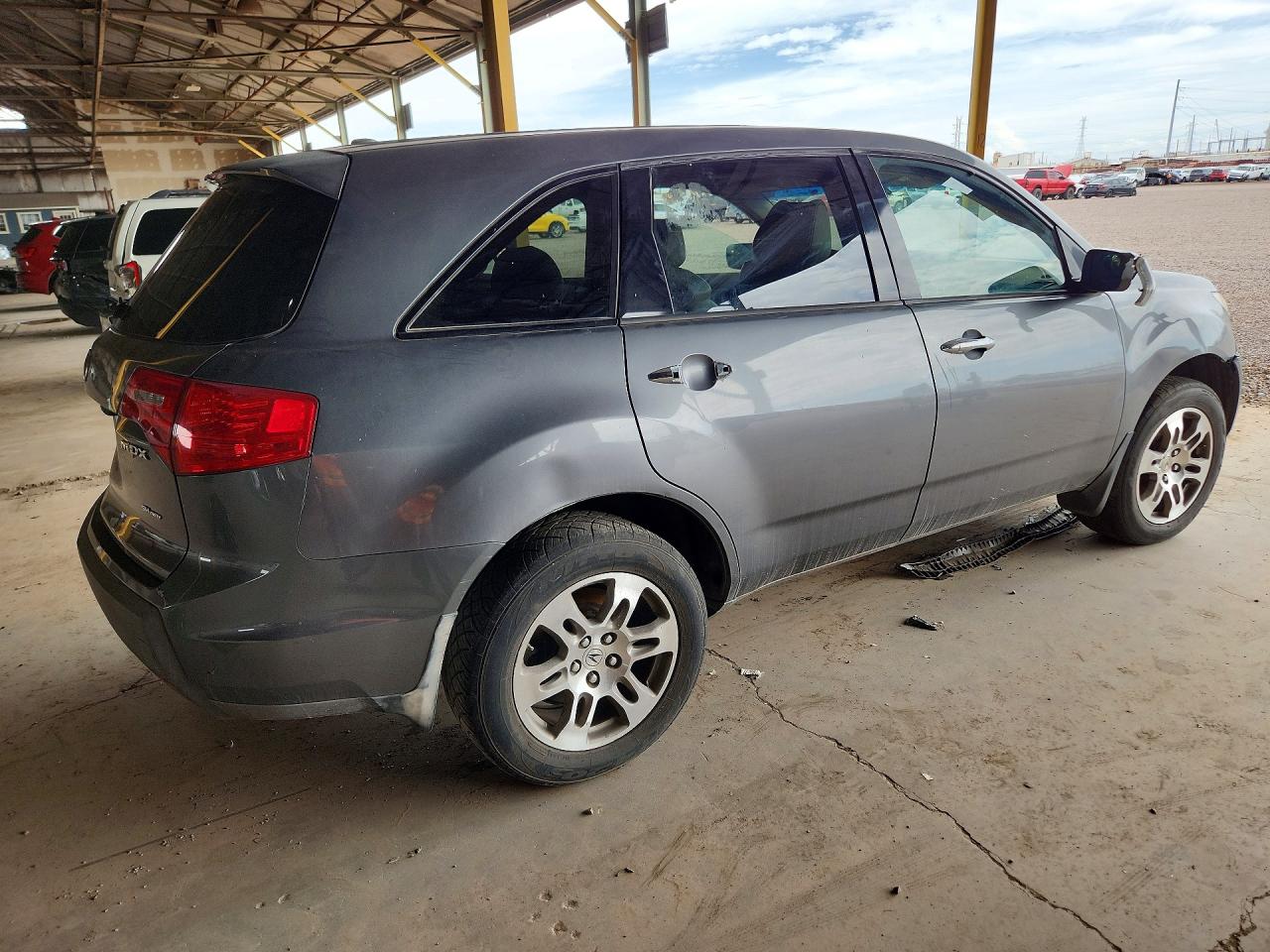 2008 Acura Mdx Technology Gray vin: 2HNYD28638H547065
