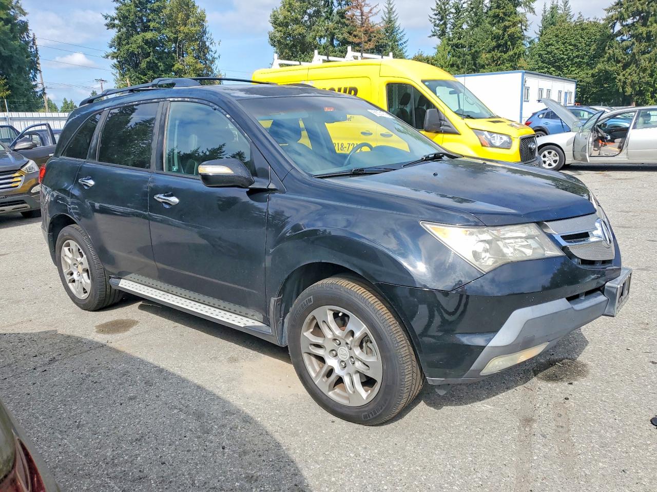 2009 Acura Mdx Technology Black vin: 2HNYD28639H531286