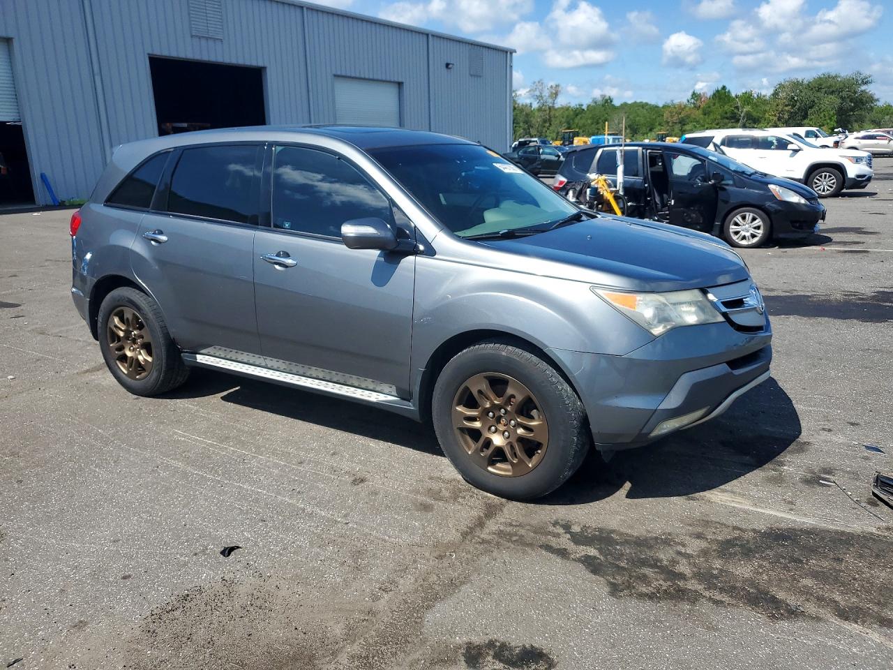 2008 Acura Mdx Technology Gray vin: 2HNYD28648H545809