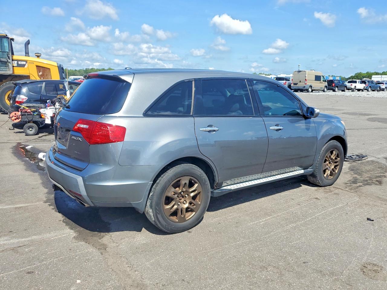 2008 Acura Mdx Technology Gray vin: 2HNYD28648H545809