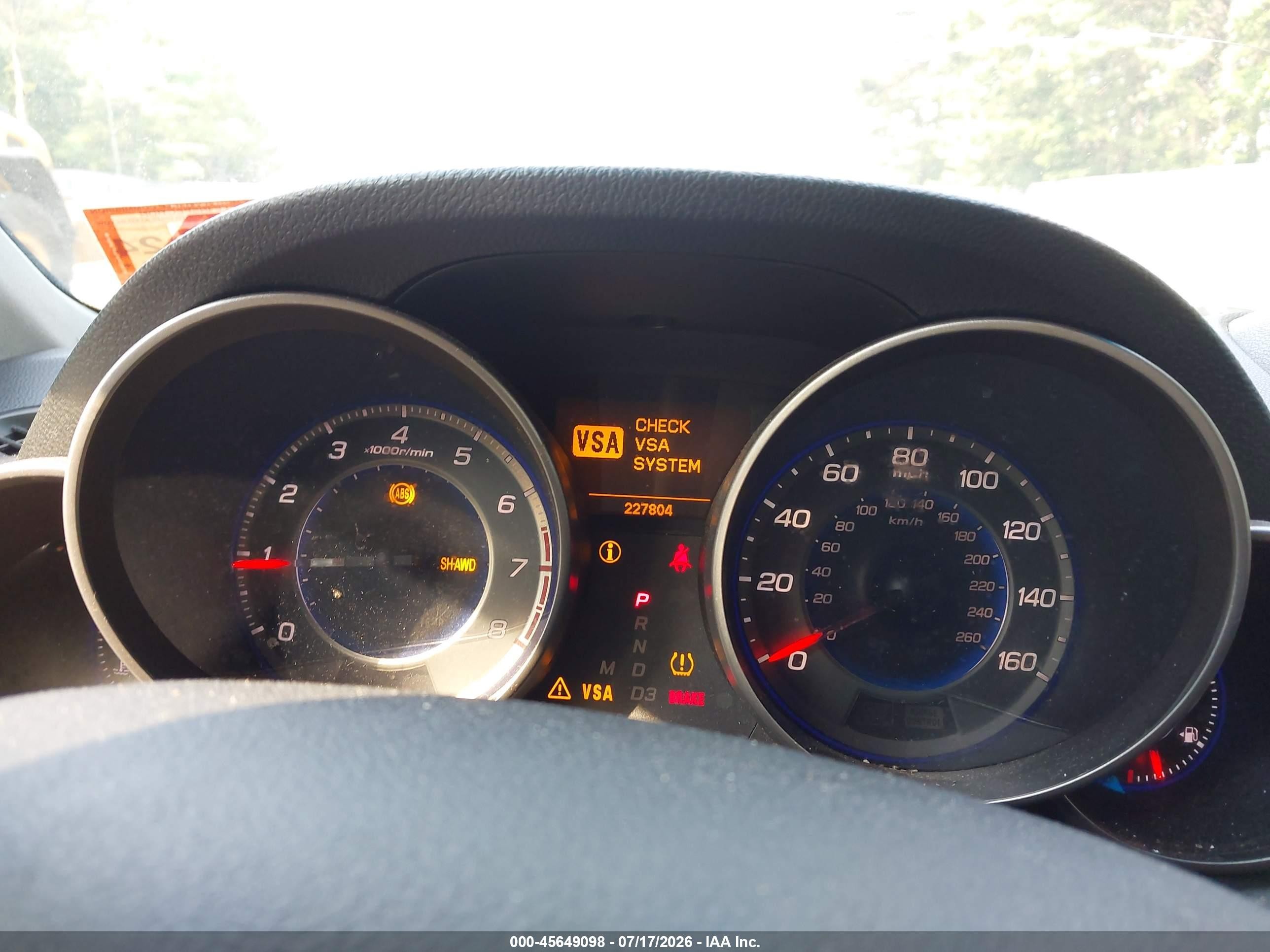 2008 Acura Mdx Technology Package Синий vin: 2HNYD28648H546717
