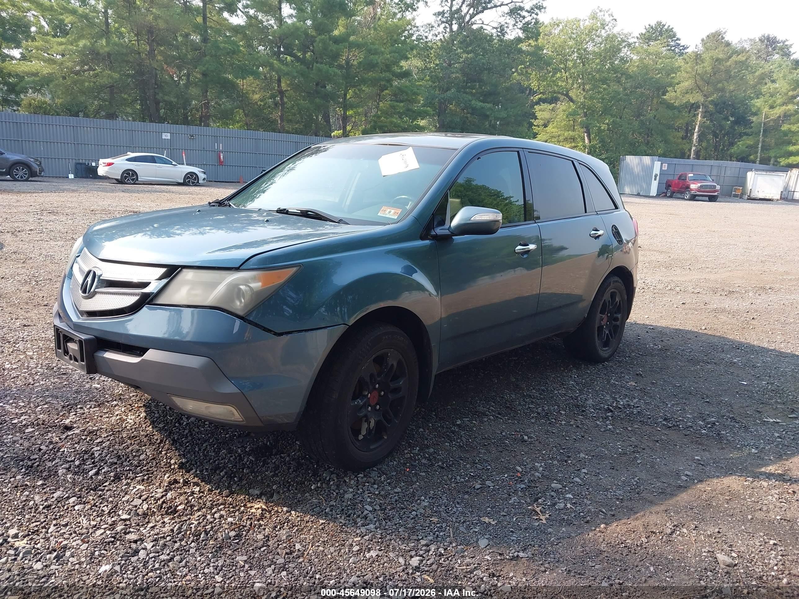 2008 Acura Mdx Technology Package Синий vin: 2HNYD28648H546717
