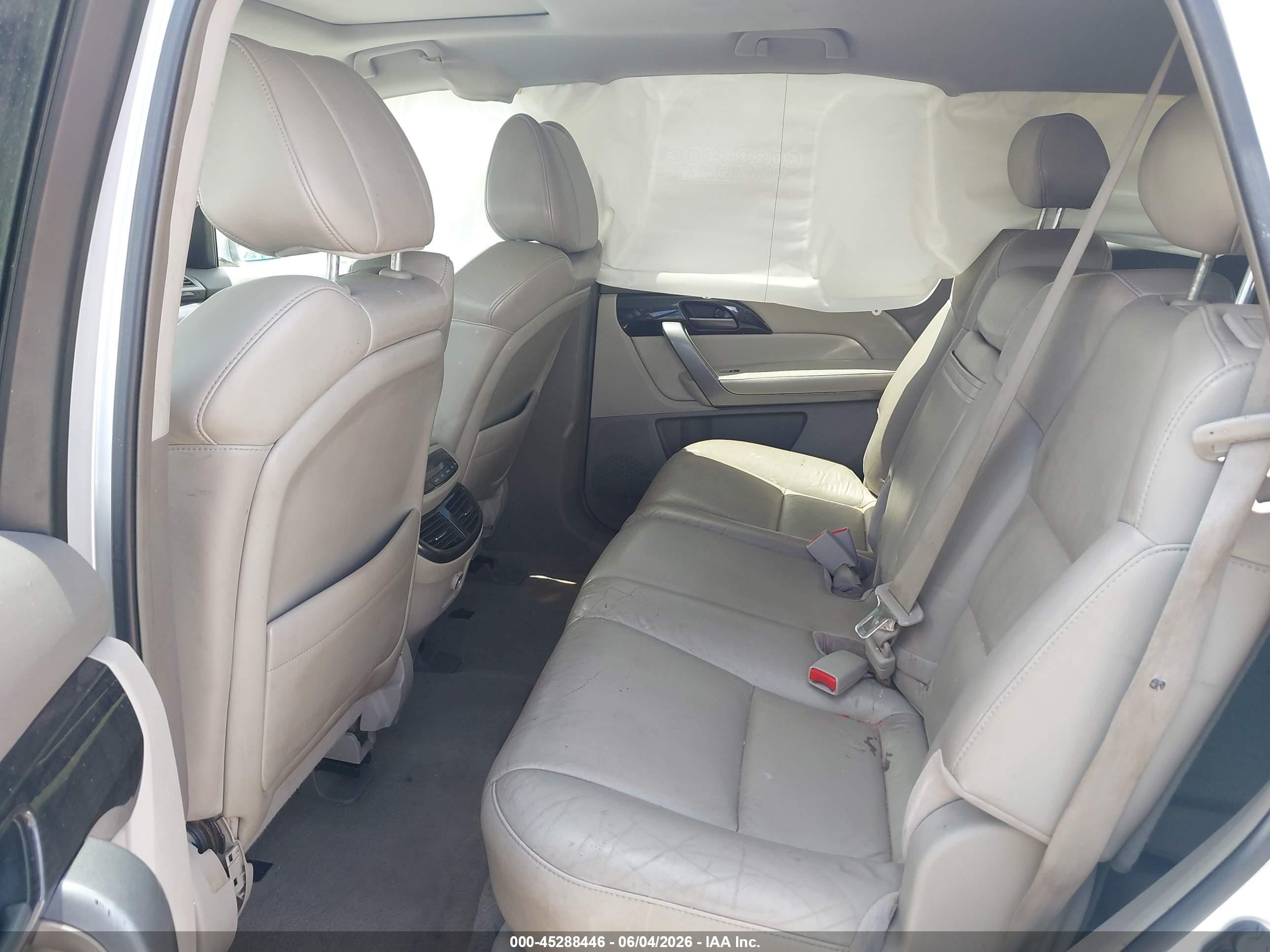 2008 Acura Mdx Technology Package White vin: 2HNYD28648H548581
