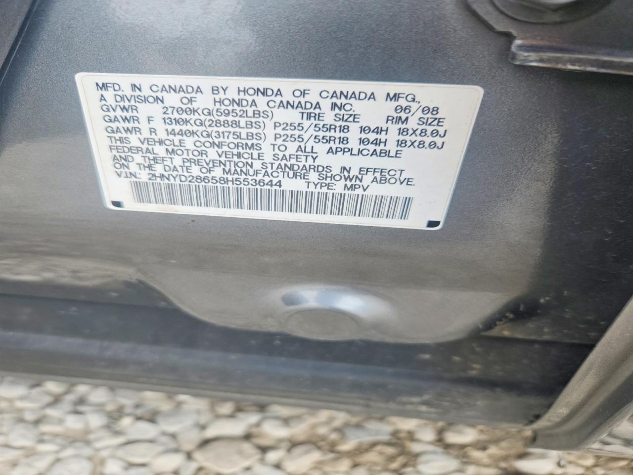 2008 Acura Mdx Technology Gray vin: 2HNYD28658H553644