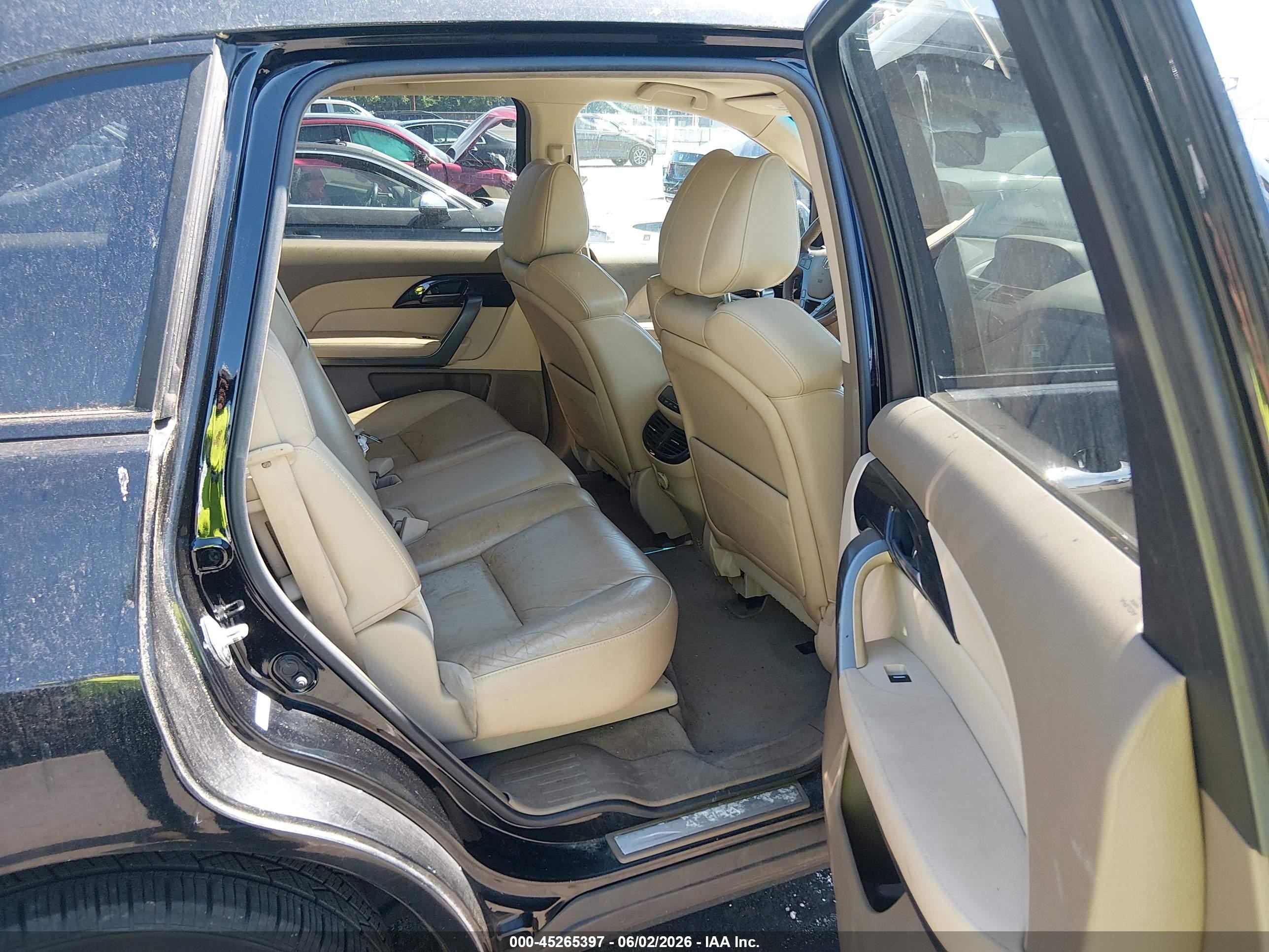 2008 Acura Mdx Technology Package Black vin: 2HNYD28668H541521