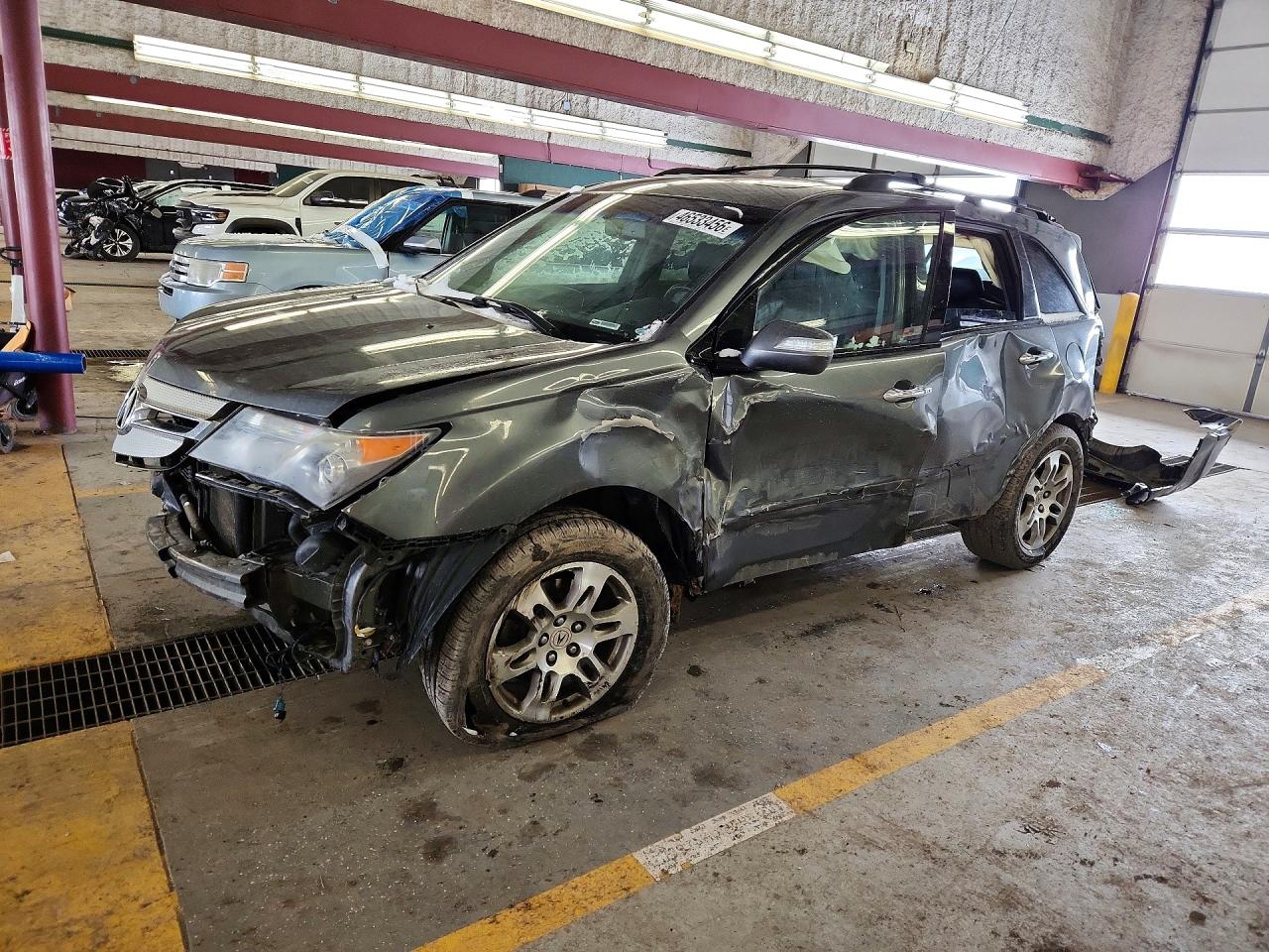 2008 Acura Mdx Technology Серый vin: 2HNYD28668H543303