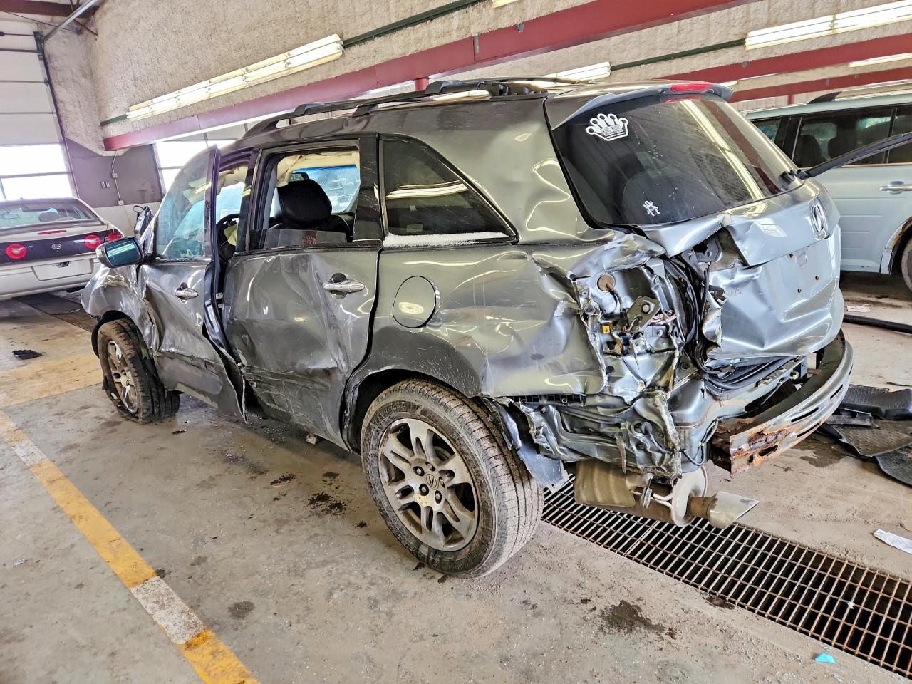 2008 Acura Mdx Technology Серый vin: 2HNYD28668H543303