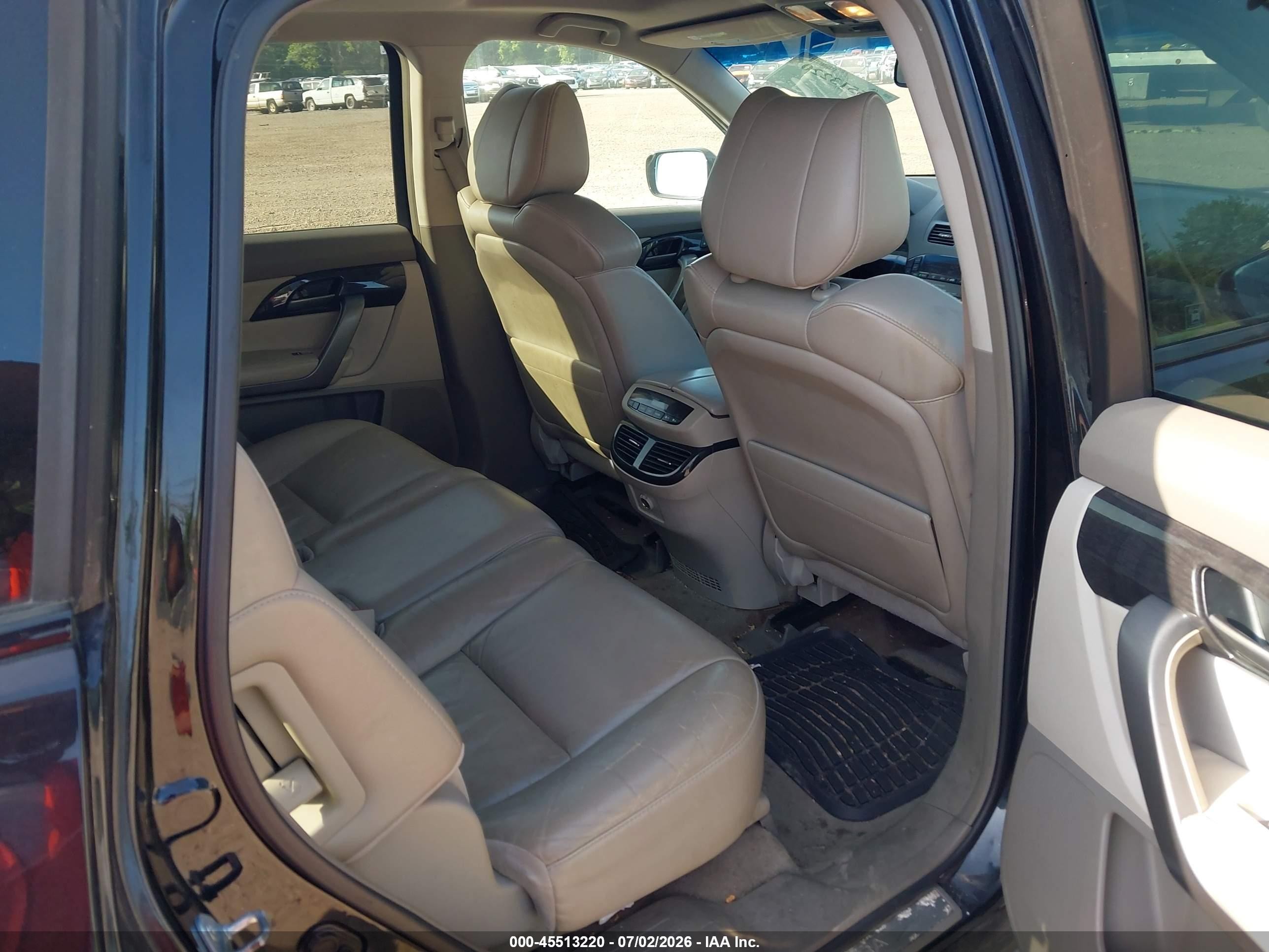2008 Acura Mdx Technology Package Black vin: 2HNYD28678H546596
