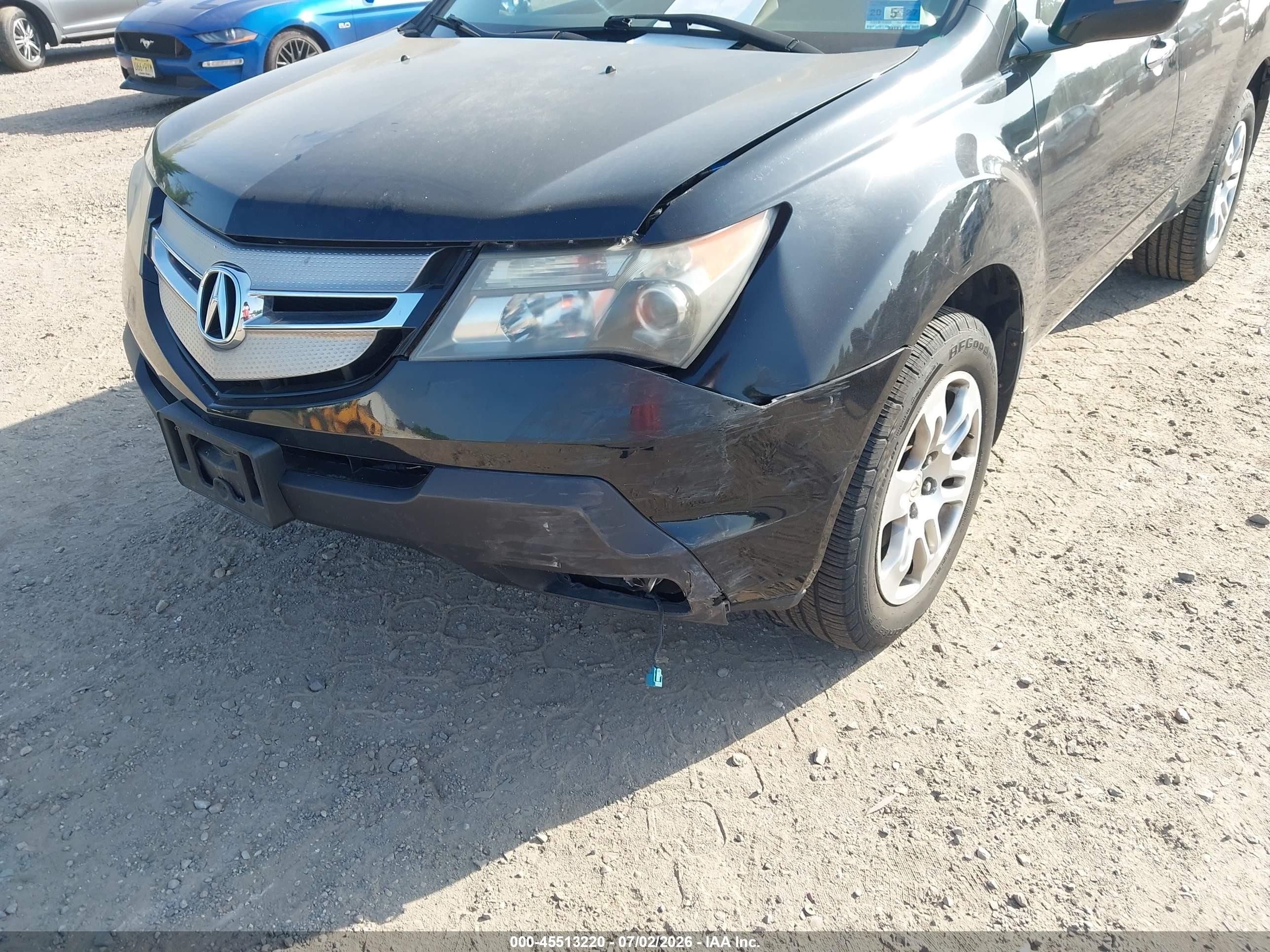 2008 Acura Mdx Technology Package Black vin: 2HNYD28678H546596