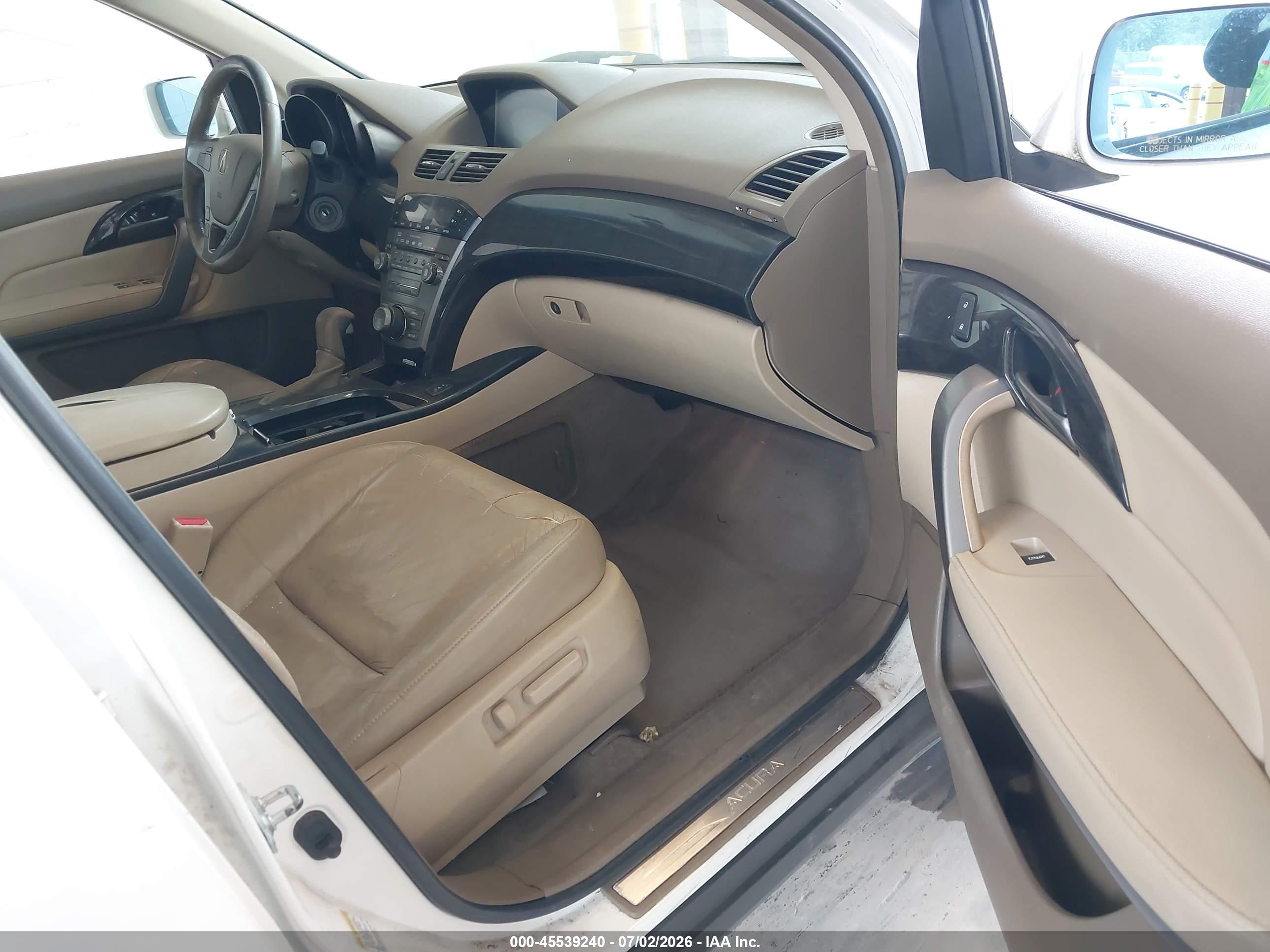 2008 Acura Mdx Technology Package White vin: 2HNYD28678H551376