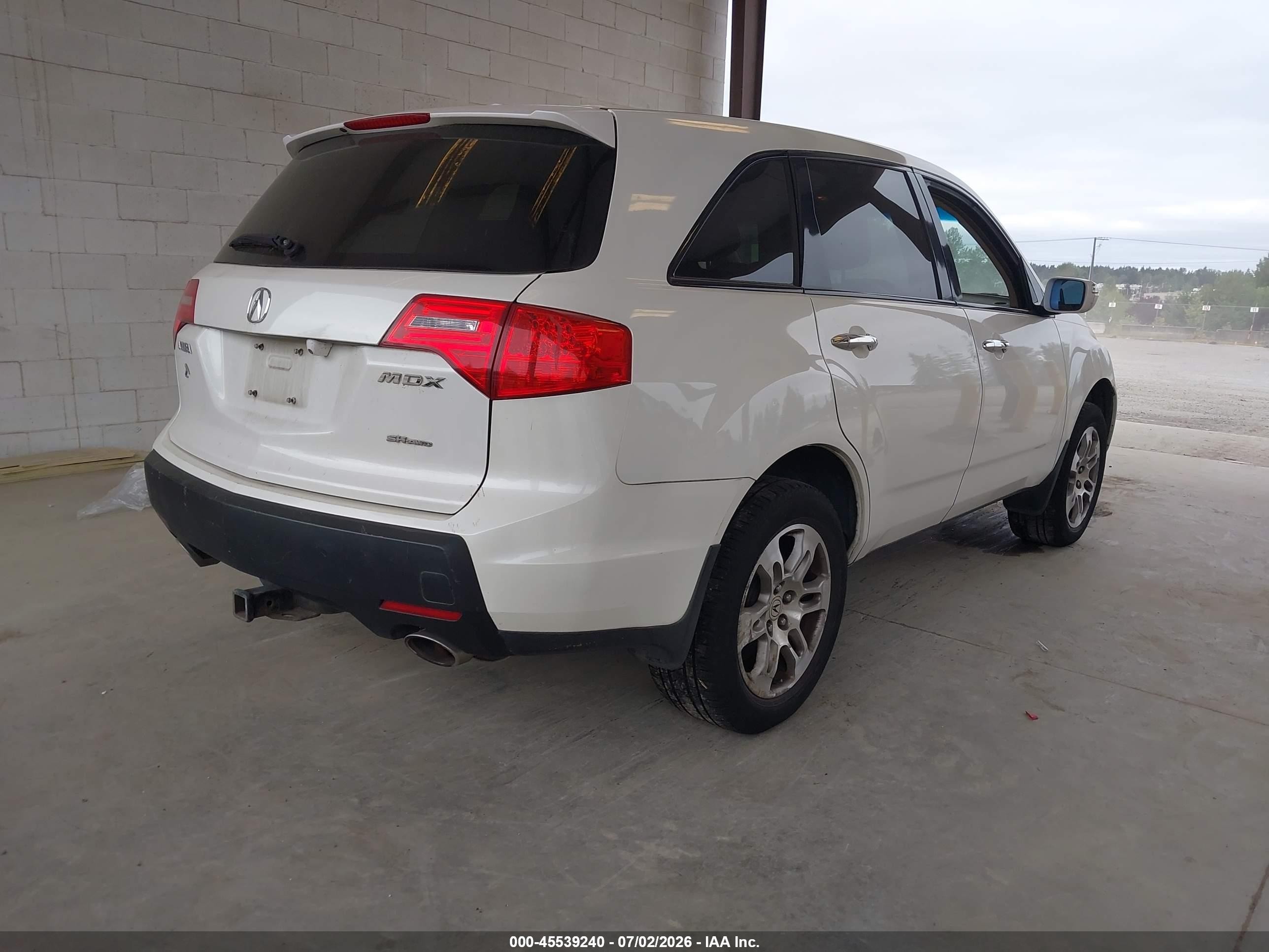 2008 Acura Mdx Technology Package White vin: 2HNYD28678H551376