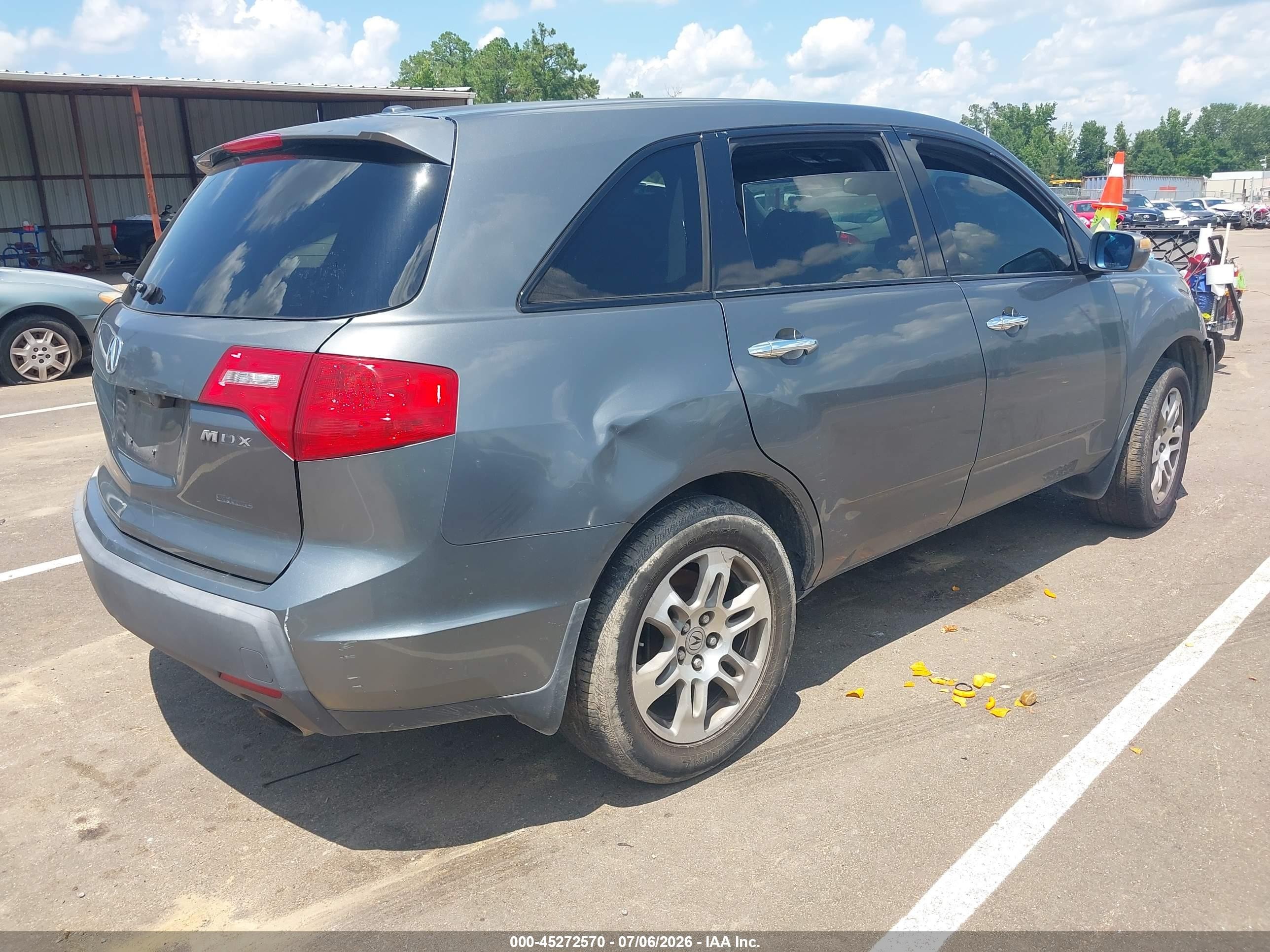 2008 Acura Mdx Technology Package Light Blue vin: 2HNYD28688H543299