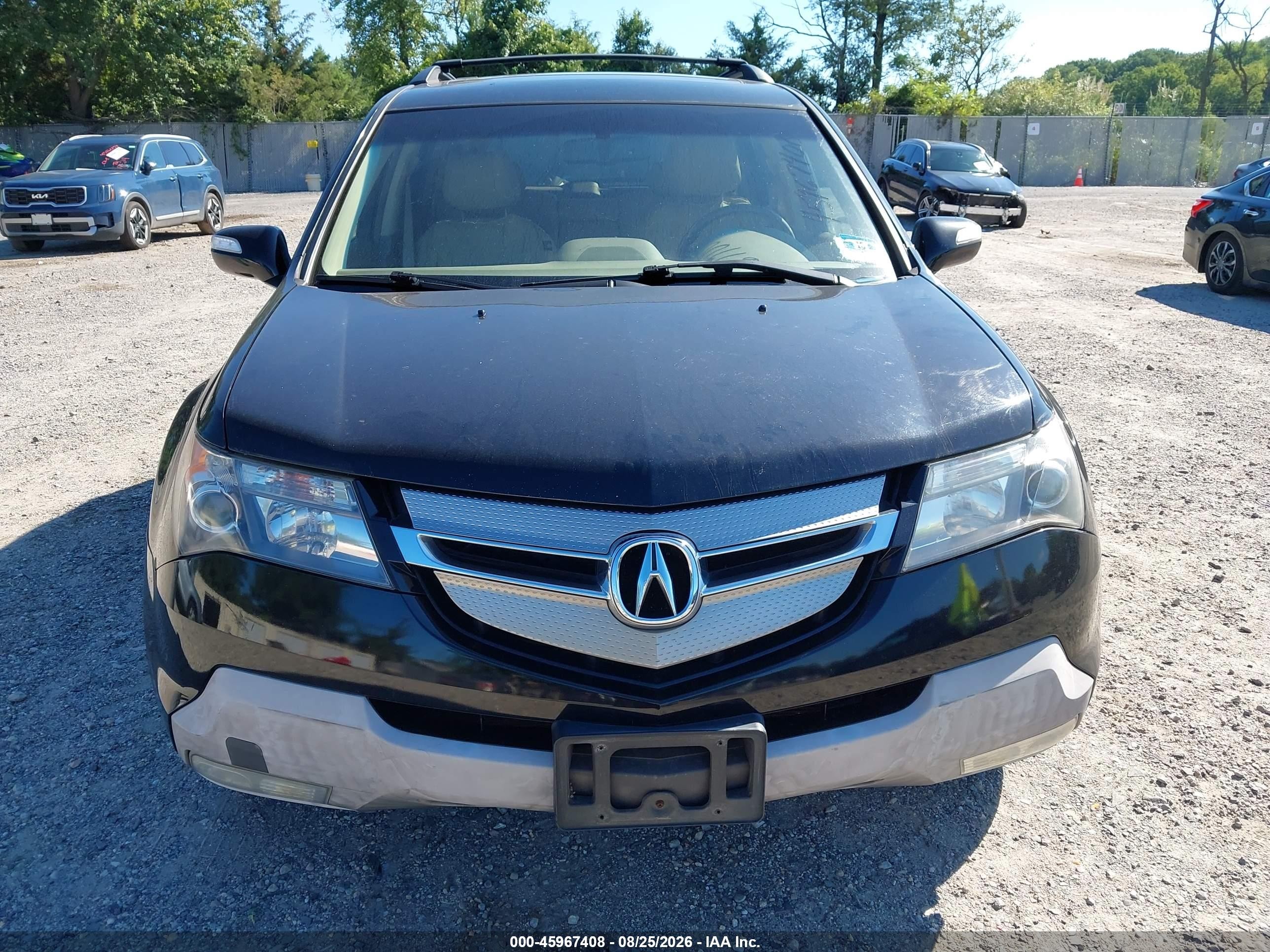2008 Acura Mdx Technology Package Black vin: 2HNYD28688H548261