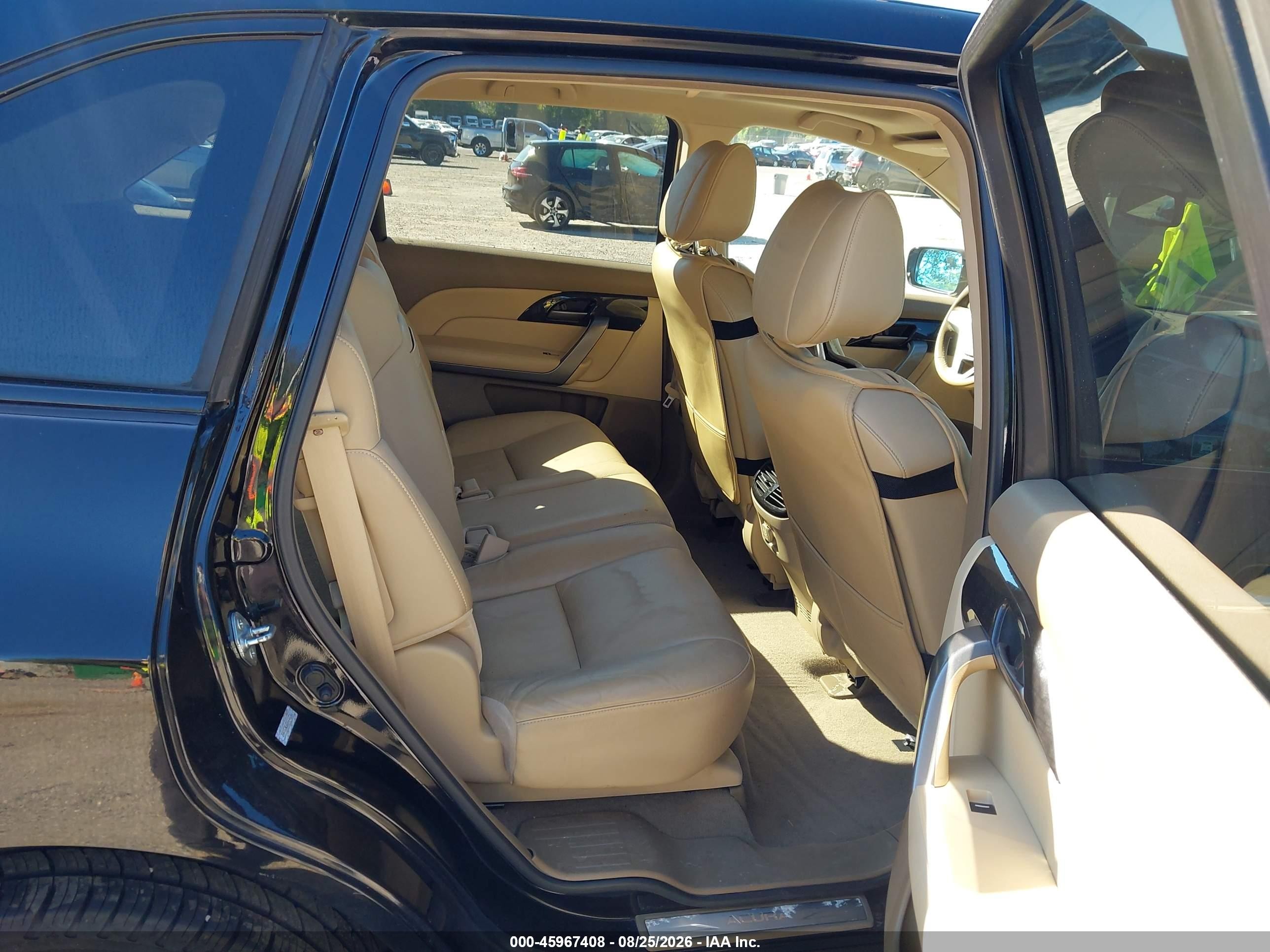 2008 Acura Mdx Technology Package Black vin: 2HNYD28688H548261