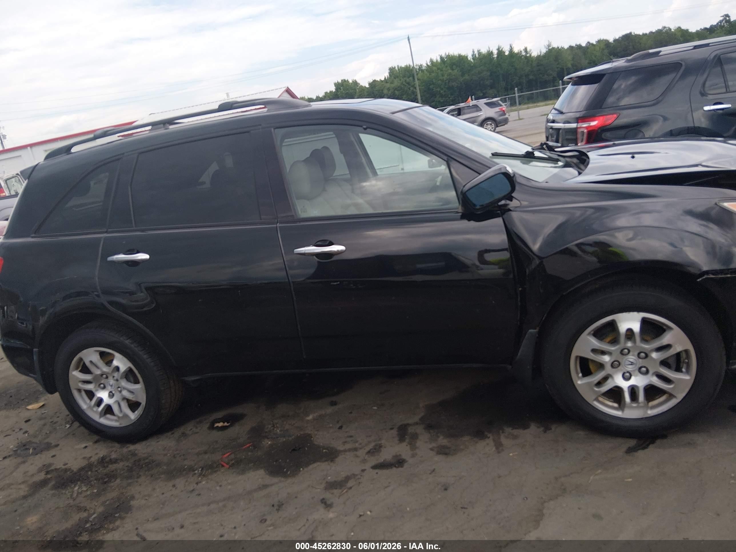 2009 Acura Mdx Technology Package Black vin: 2HNYD28689H501359