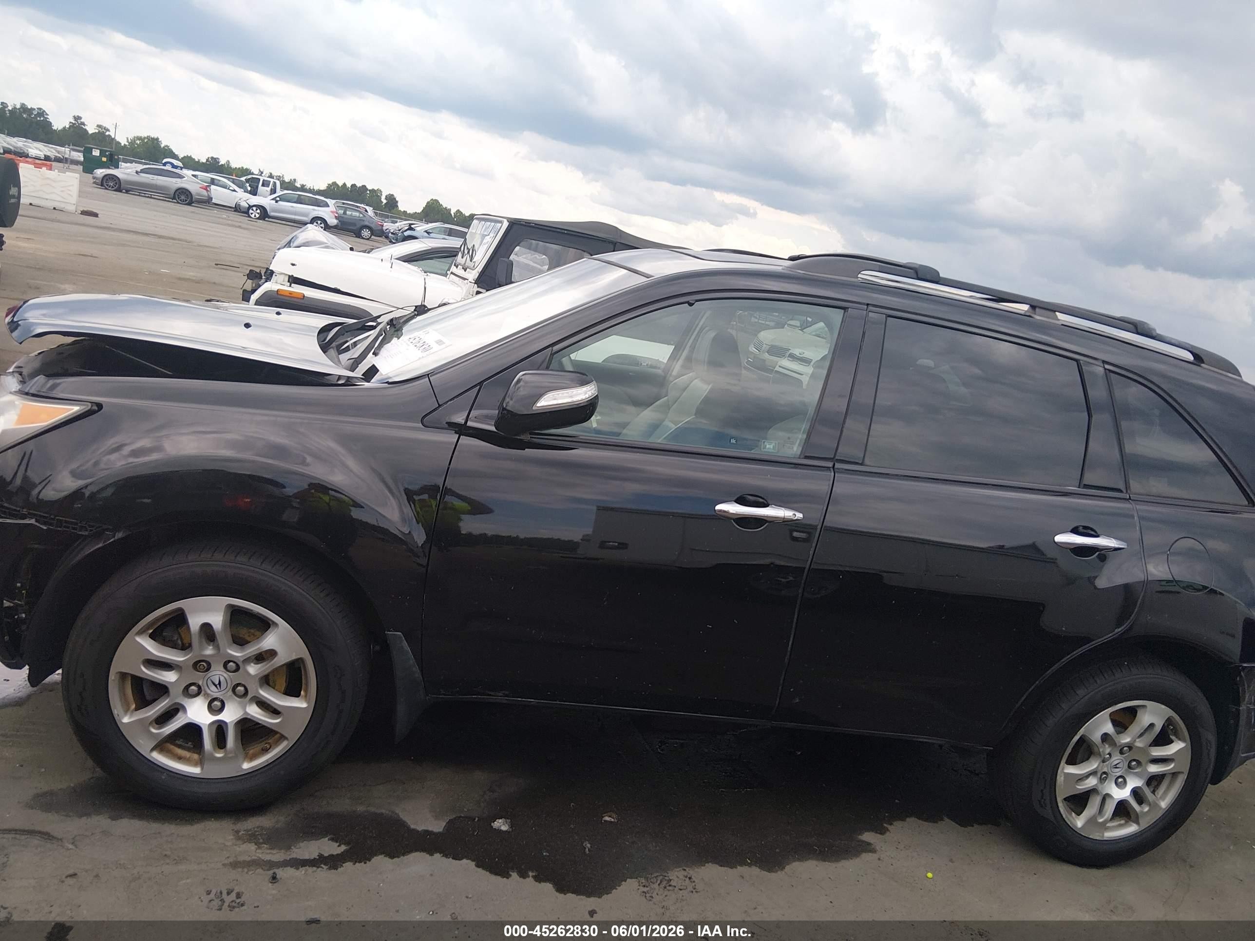 2009 Acura Mdx Technology Package Black vin: 2HNYD28689H501359