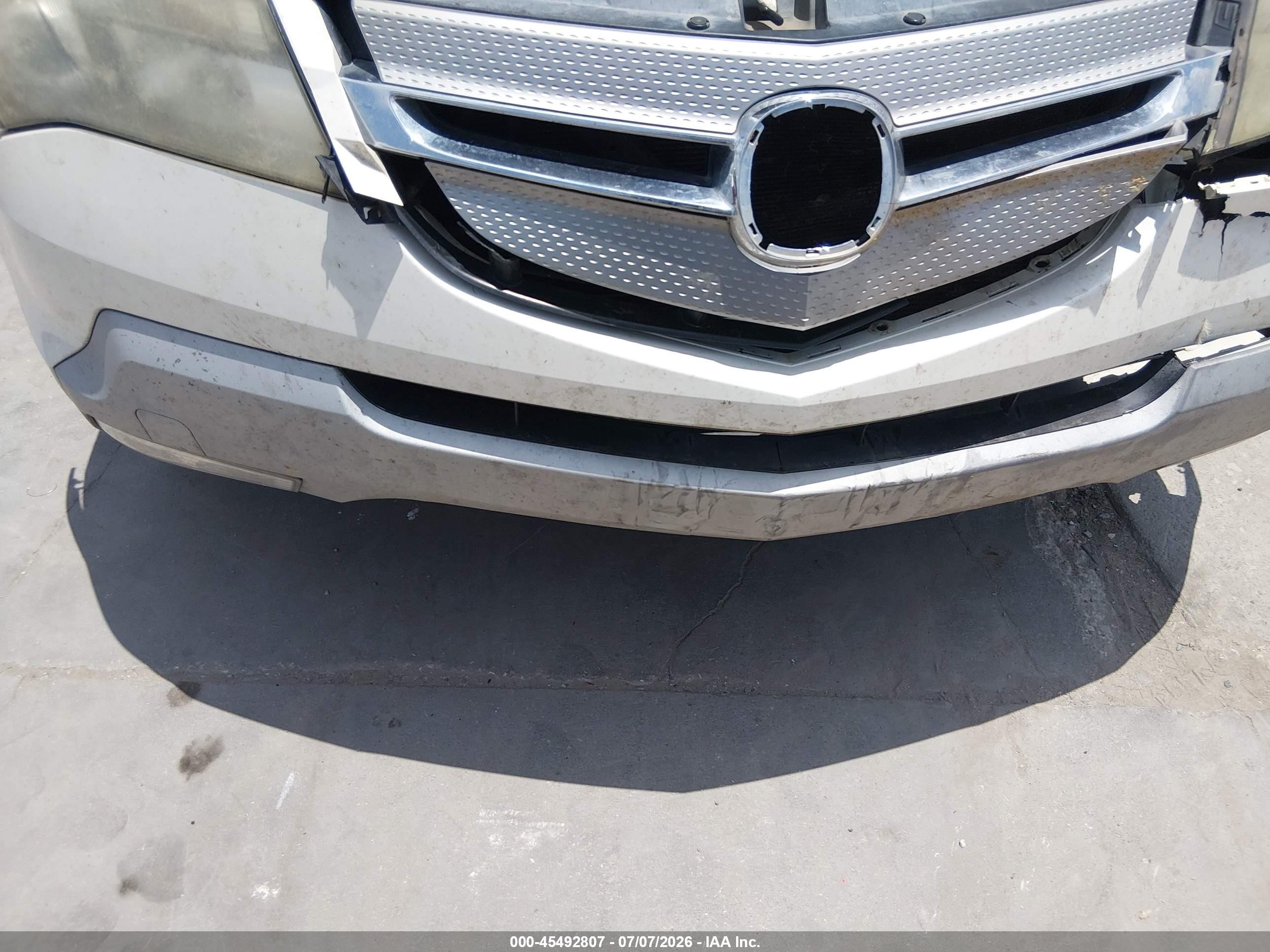 2008 Acura Mdx Technology Package White vin: 2HNYD28698H544610
